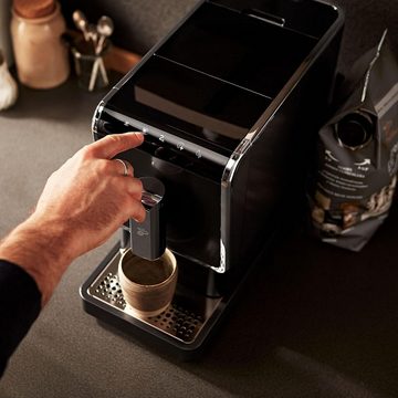 Tchibo Kaffeevollautomat Kaffeevollautomat Esperto Cafè für Caffè Crema & Espresso Anthrazit, Kaffeeautomat Cafemaschine Kaffeemaschine mi Mahlwerk Vollautomat Cafe