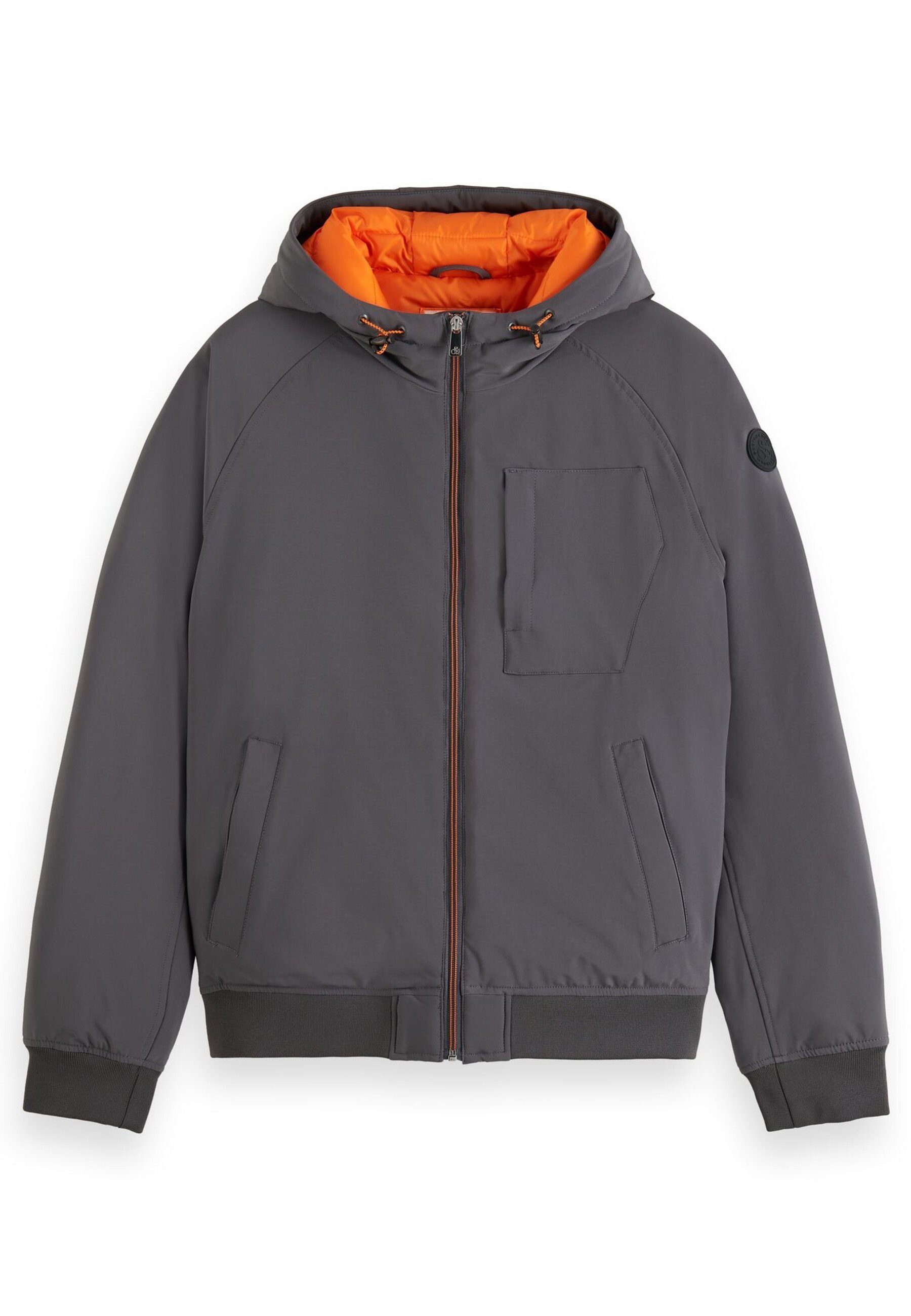 Scotch (1-St) Kapuze, & Jacke Hooded Stretch Soda Padded anthrazit mit Softshelljacke jacket