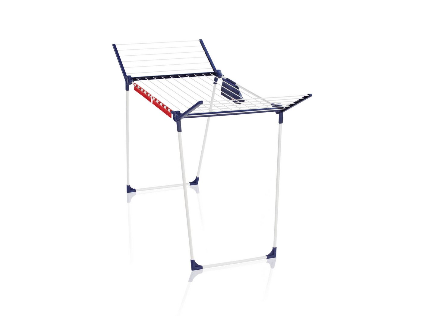 Leifheit Wäscheständer Standtrockner Pegasus 180 Solid Plus, 18m Trockenlänge, 105cm Flügelhöhe, Kleinteilehalter, zusammenklappbar