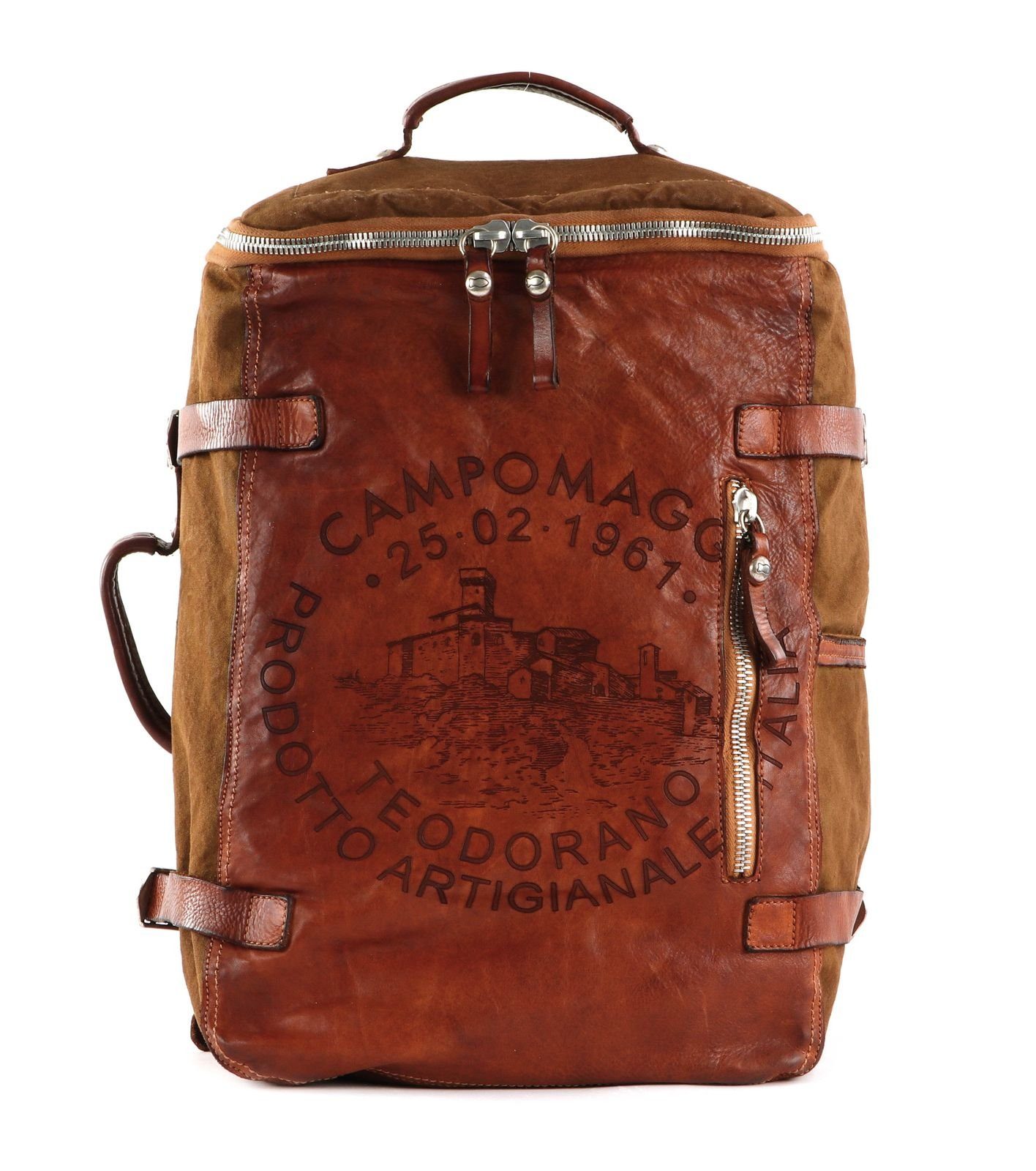 Marte Cognac Campomaggi T / + Rucksack V.Militare