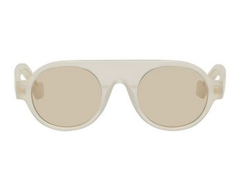 Loewe Sonnenbrille LOEWE EYEWEAR Tortoiseshell Round Aviator Sunglasses Glasses Sonnenbri