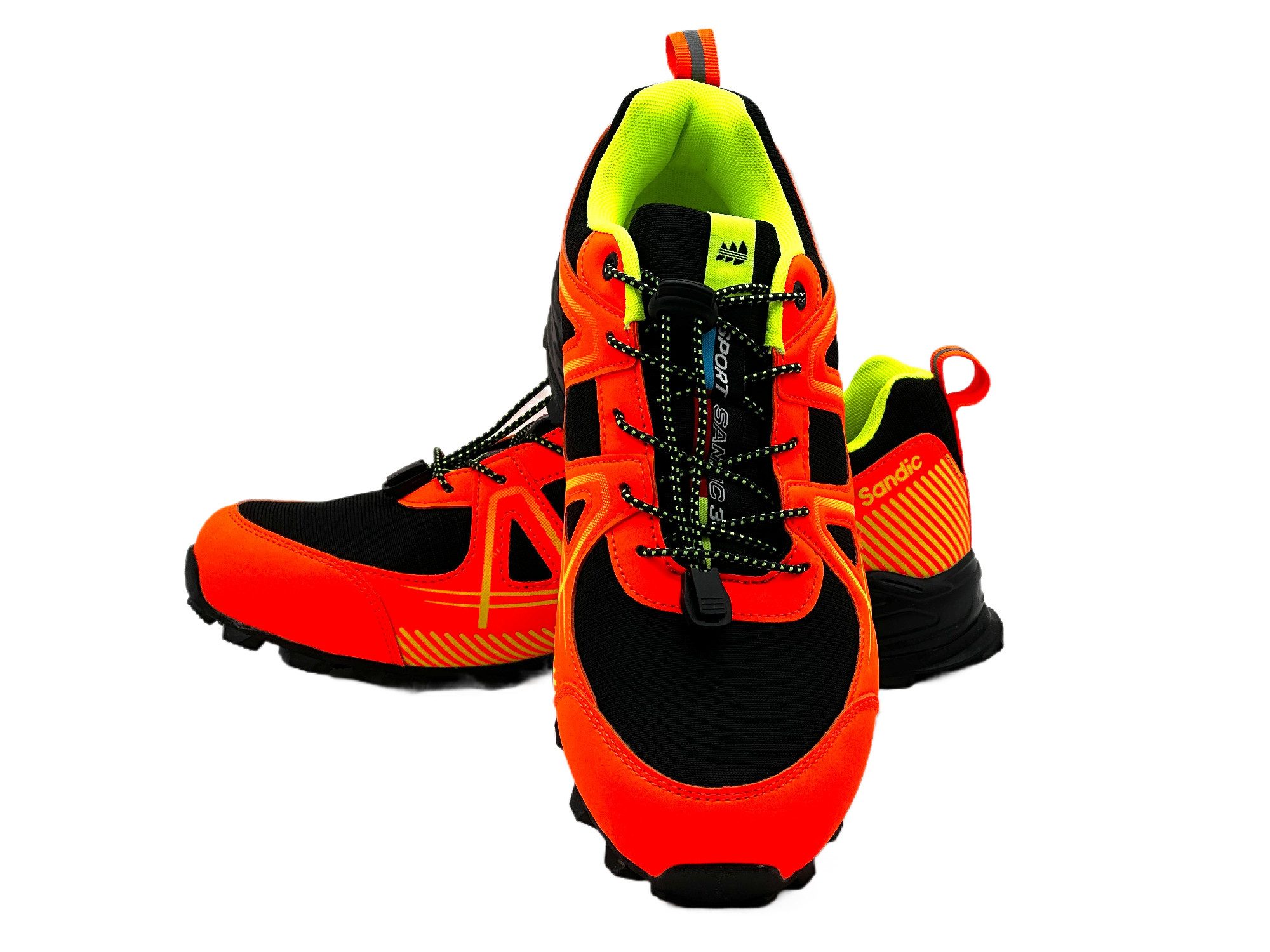 Nowaland Wanderschuhe multifunktionaler Outdoorschuh Trekkingschuh Schnellverschluss, Atmungsaktives Mesh, Stoßdämpfende Sohle