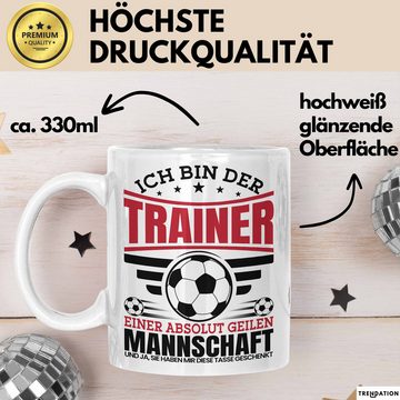 Trendation Tasse Fußball-Trainer Tasse Geschenk Coach Bester Trainer Ich Bin Der Traine