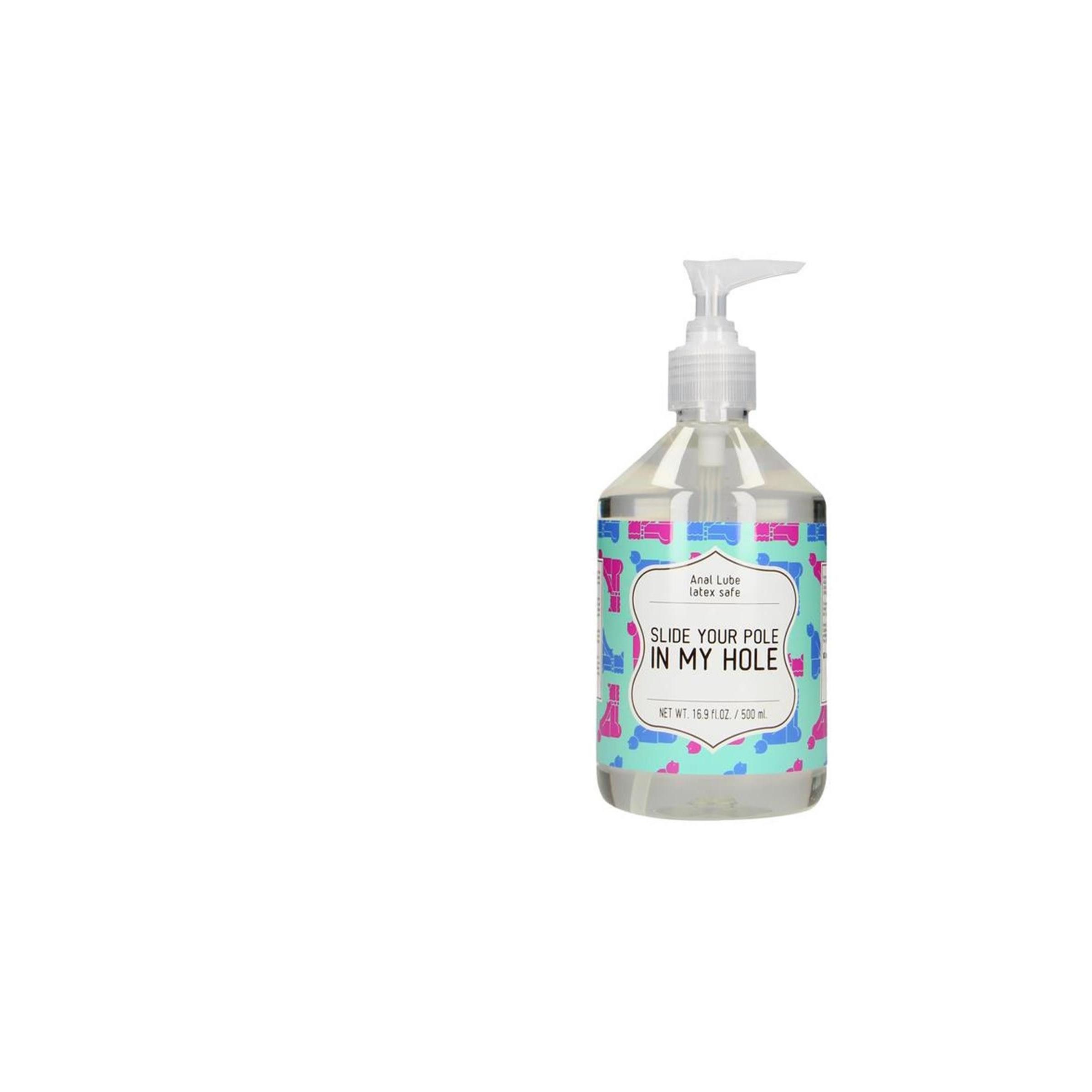 S-Line Gleitgel S-Line - 500 ml - Slide Your Pole In My H, Packung
