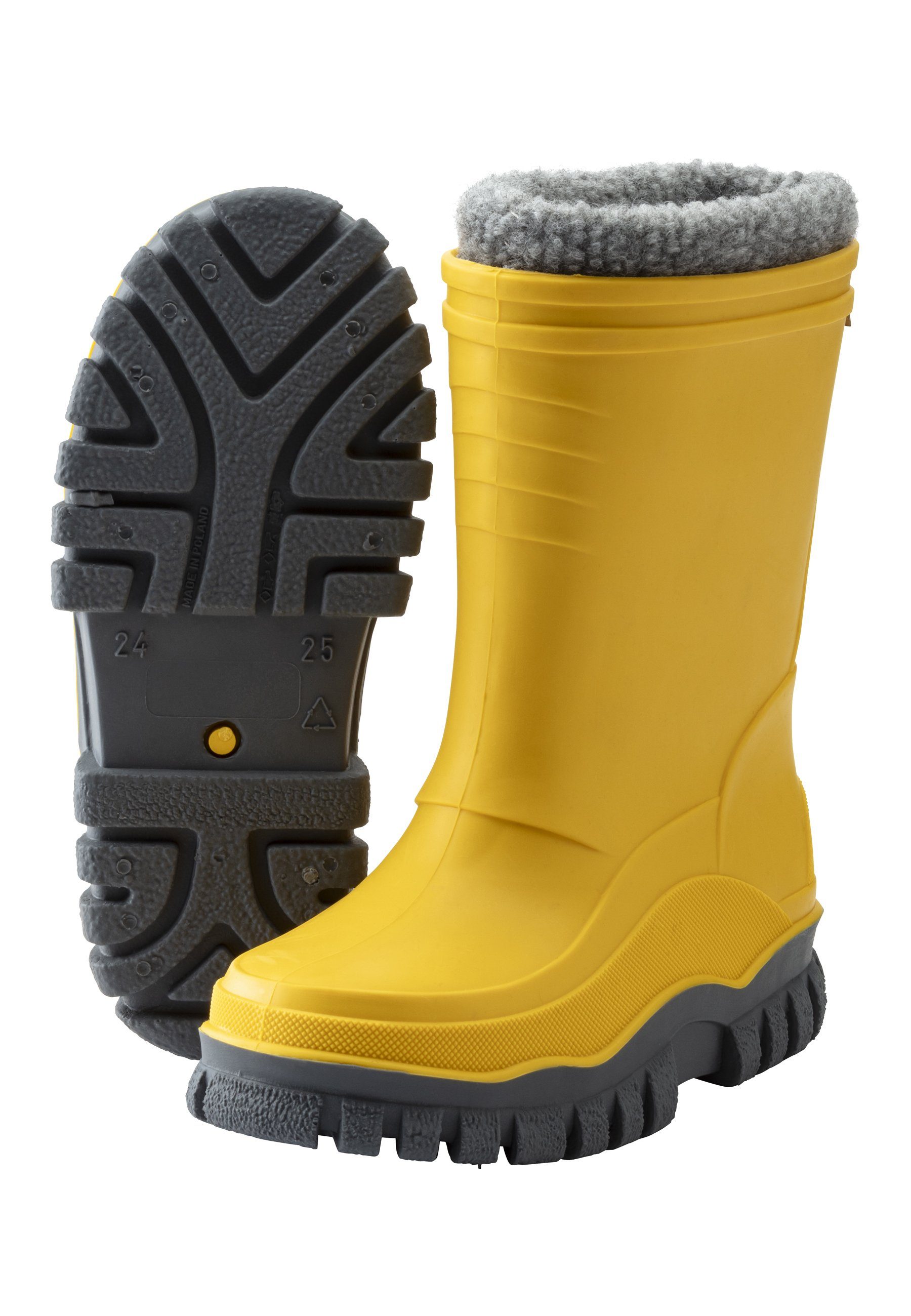 Sterntaler® Gummistiefel mit Innenschuh uni Gummistiefel (1-tlg)