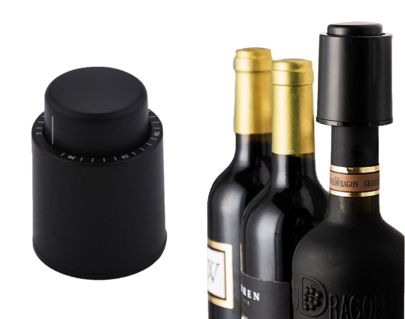 CoverKingz Handyhülle Weinverschluss - Vakuum Weinflaschenverschluss -  Weinstopper - Verschlusskappe, Uni