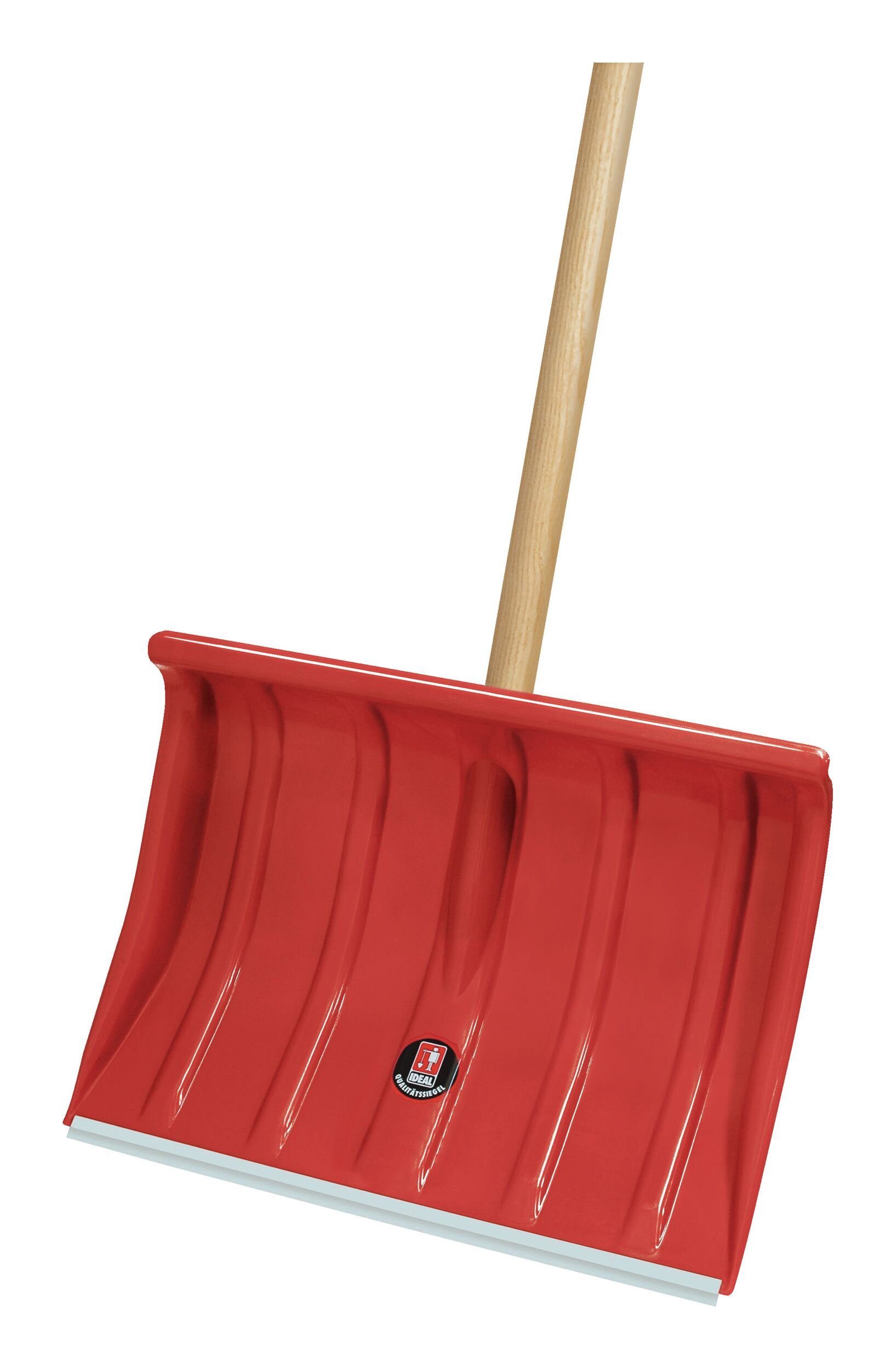 IDEALSPATEN Schneeräumer, 40 cm Arbeitsbreite, Kunststoff mit Stiel