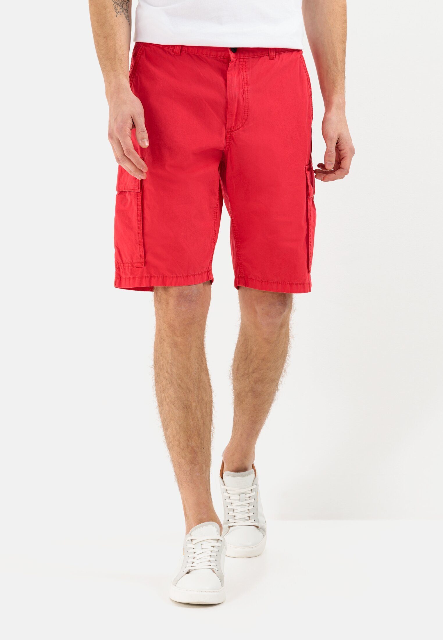 camel reiner active Rot Cargoshorts aus Baumwolle