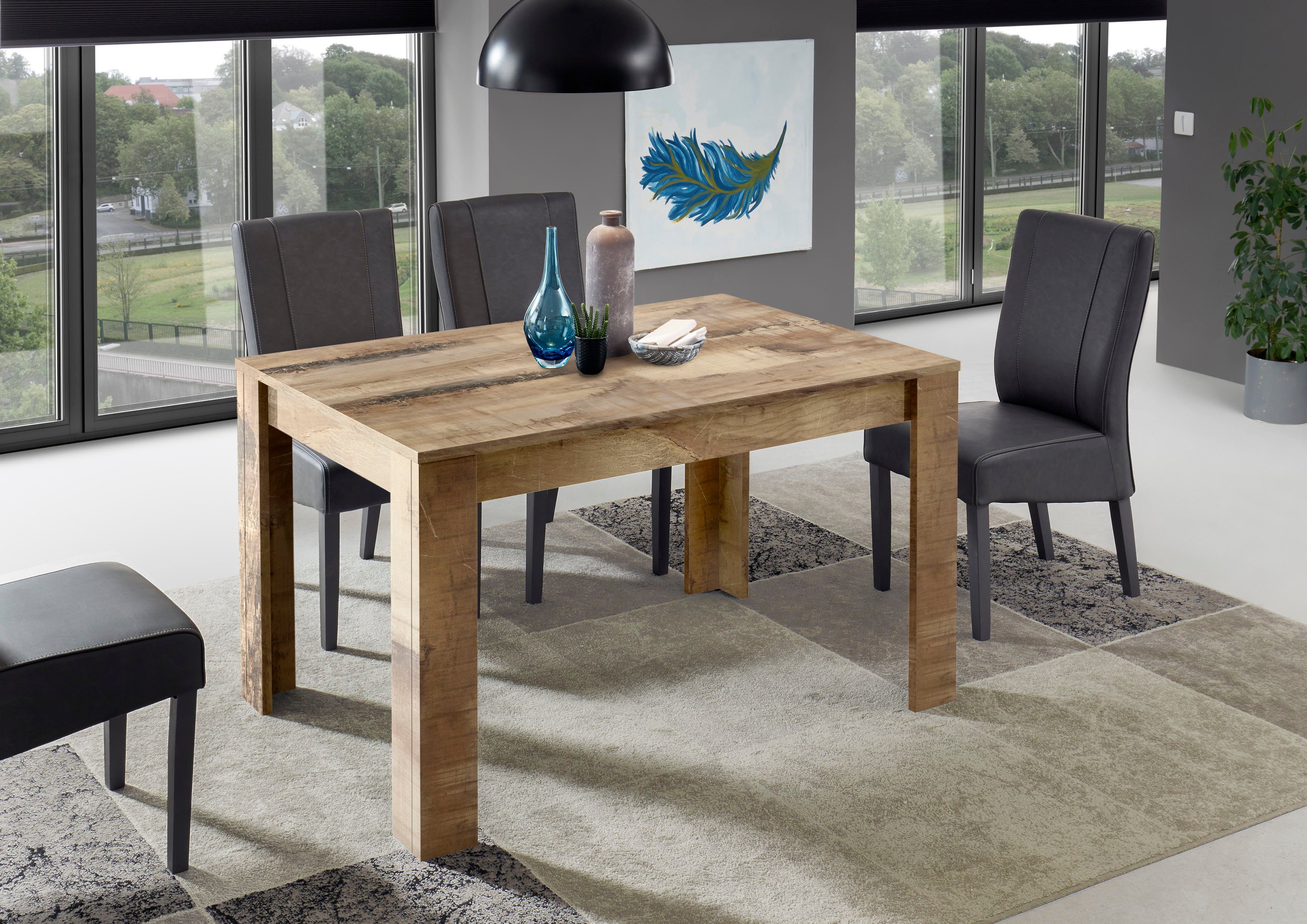 Home affaire Esstisch Mango,Breite 137 cm, ausziehbar auf 187 cm