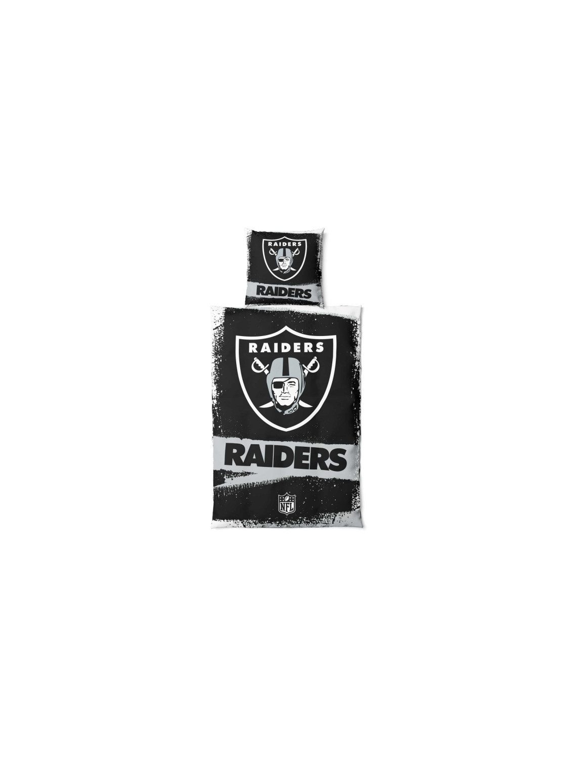 Las Vegas Raiders Bettwäsche Las Vegas Raiders Bettwäsche-Set "RAW"