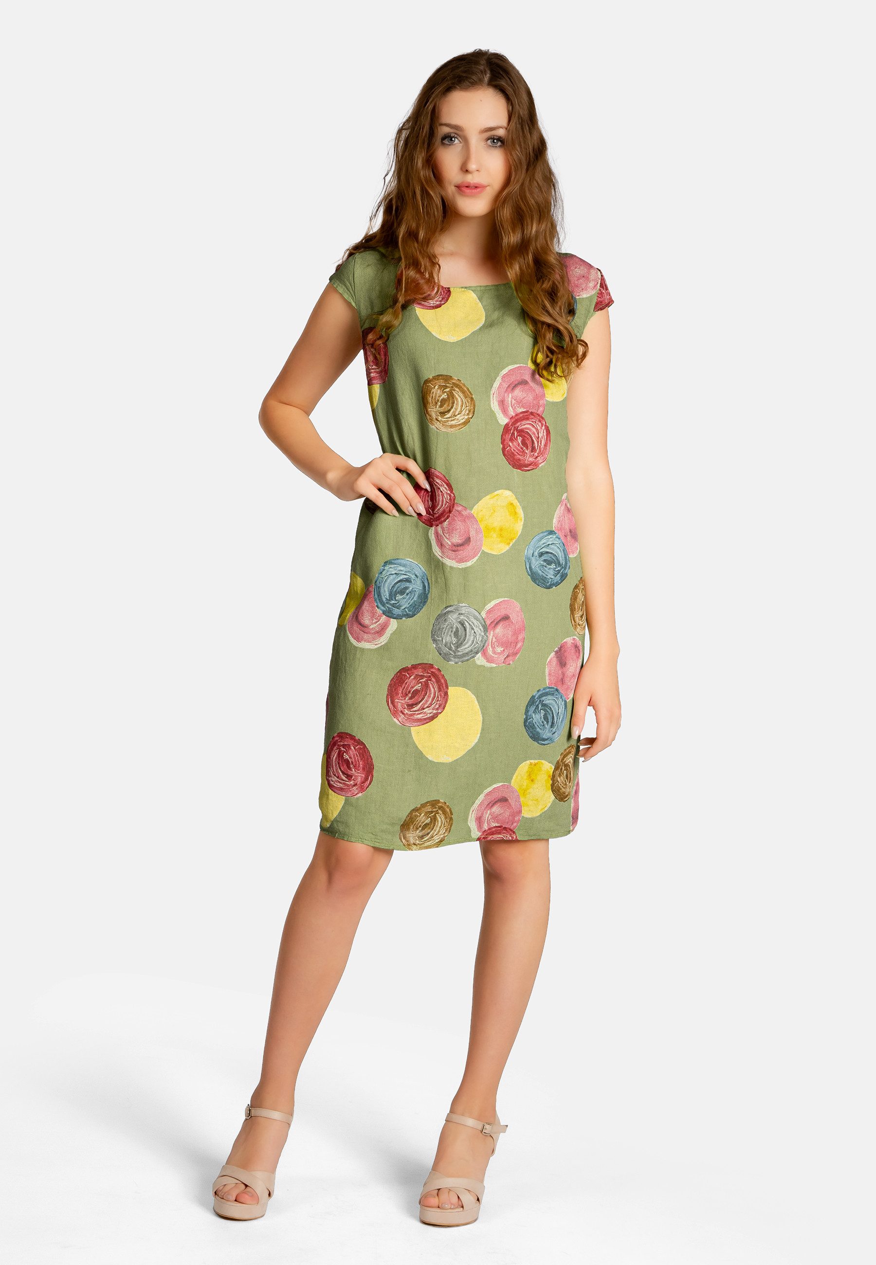 Caspar Sommerkleid SKL033 leichtes knielanges Damen günstig online kaufen