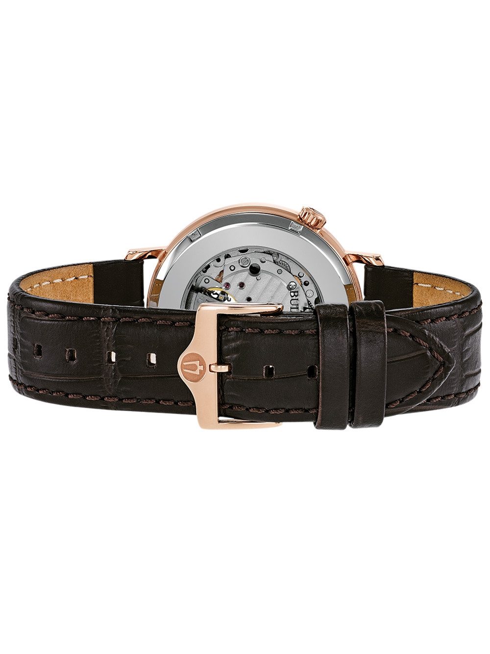 Bulova Automatikuhr Bulova 97A136 Klassik Automatik Herrenuhr 41mm 3ATM Bulova 97A136 Klassik Automatik Herrenuhr 41mm 3ATM