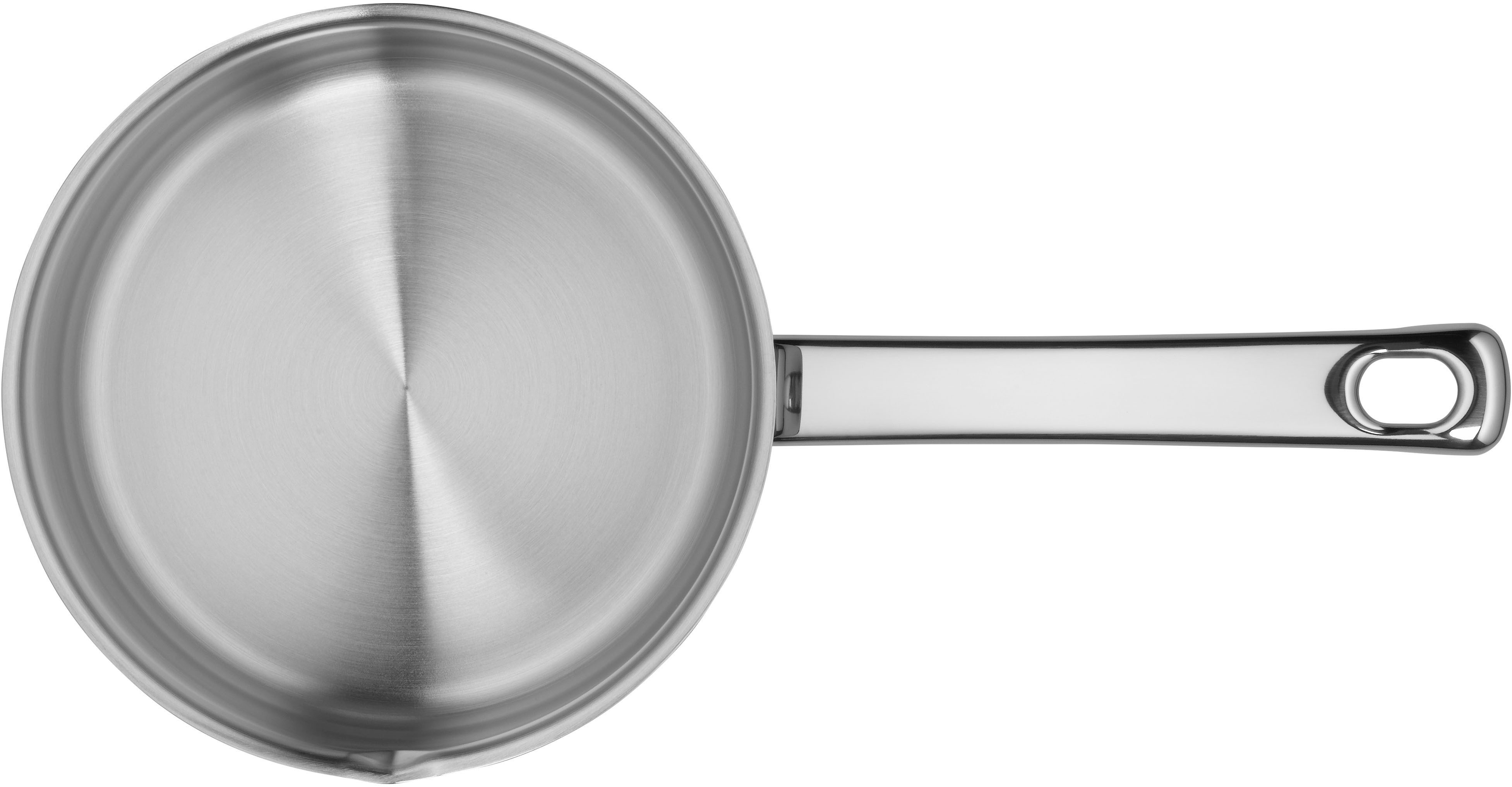 WMF Kasserolle WMF, Cromargan® Edelstahl Rostfrei 18/10 (1-tlg), mit Schnaupe, Schüttrand, für alle Herdarten, rostfrei, Stielgriff