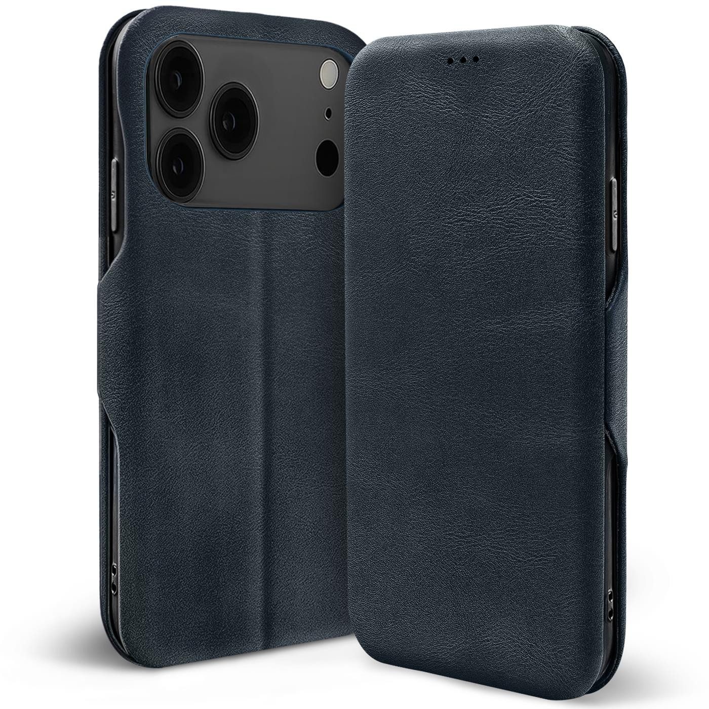 CoolGadget Handyhülle Business Premium Hülle Für iPhone 17 Pro Max 6,9 Zoll, Handy Tasche mit Kartenfach für Apple iPhone 17 Pro Max Schutzhülle