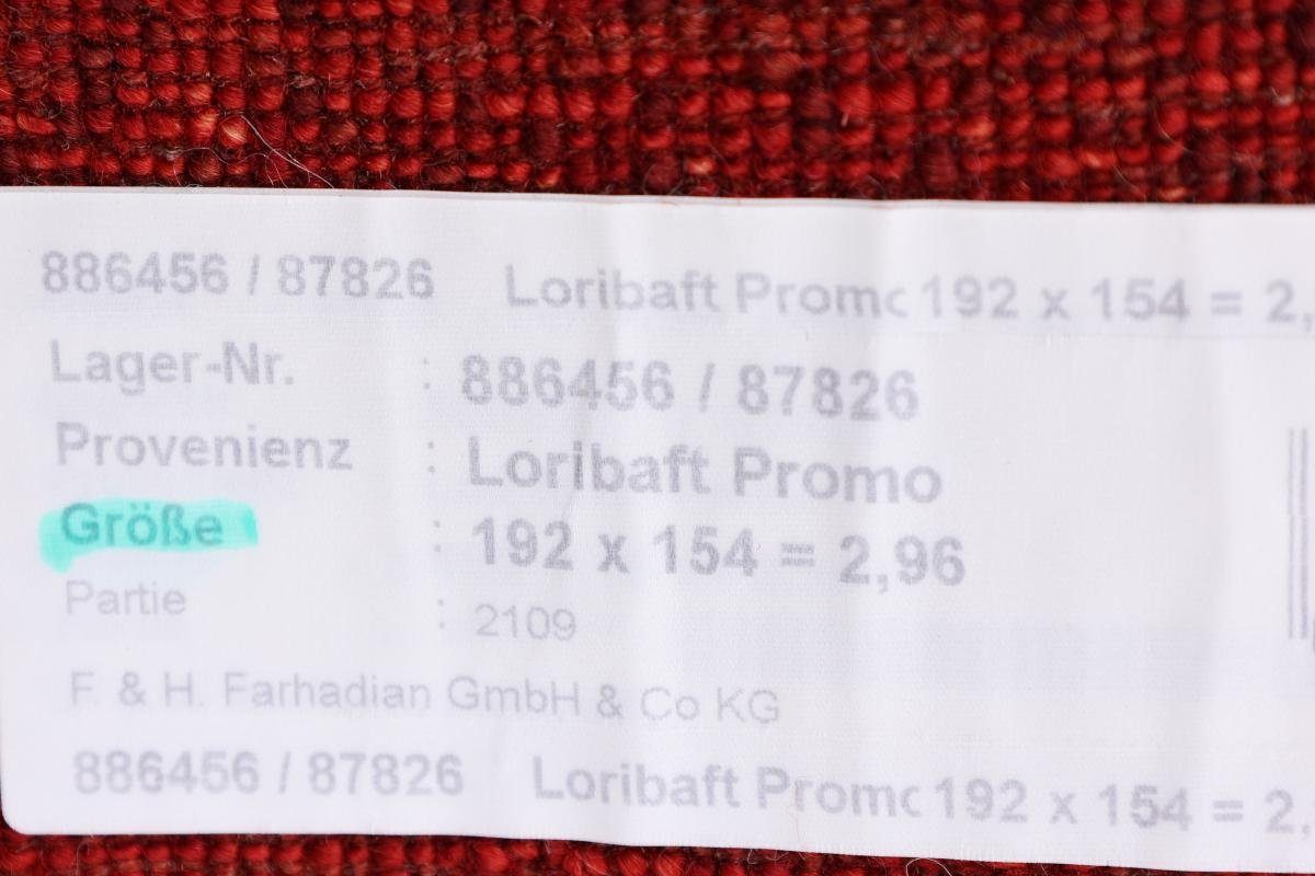 Orientteppich Perser Loribaft Höhe: Gabbeh Handgeknüpfter Trading, rechteckig, mm 153x193 Atash 12 Nain Moderner
