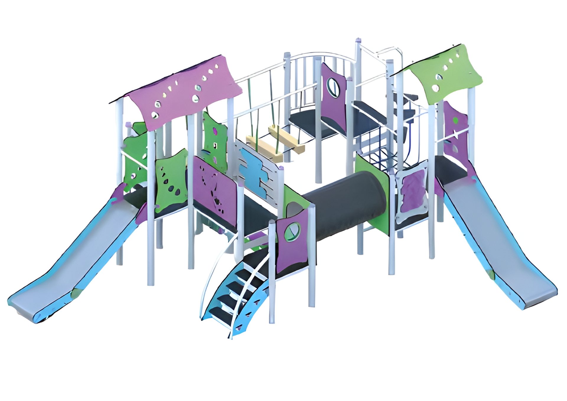 JVmoebel Spielturm Spielplatz Bequemlichkeit Kinderspielplatz Freizeitanlage, Made in Europa