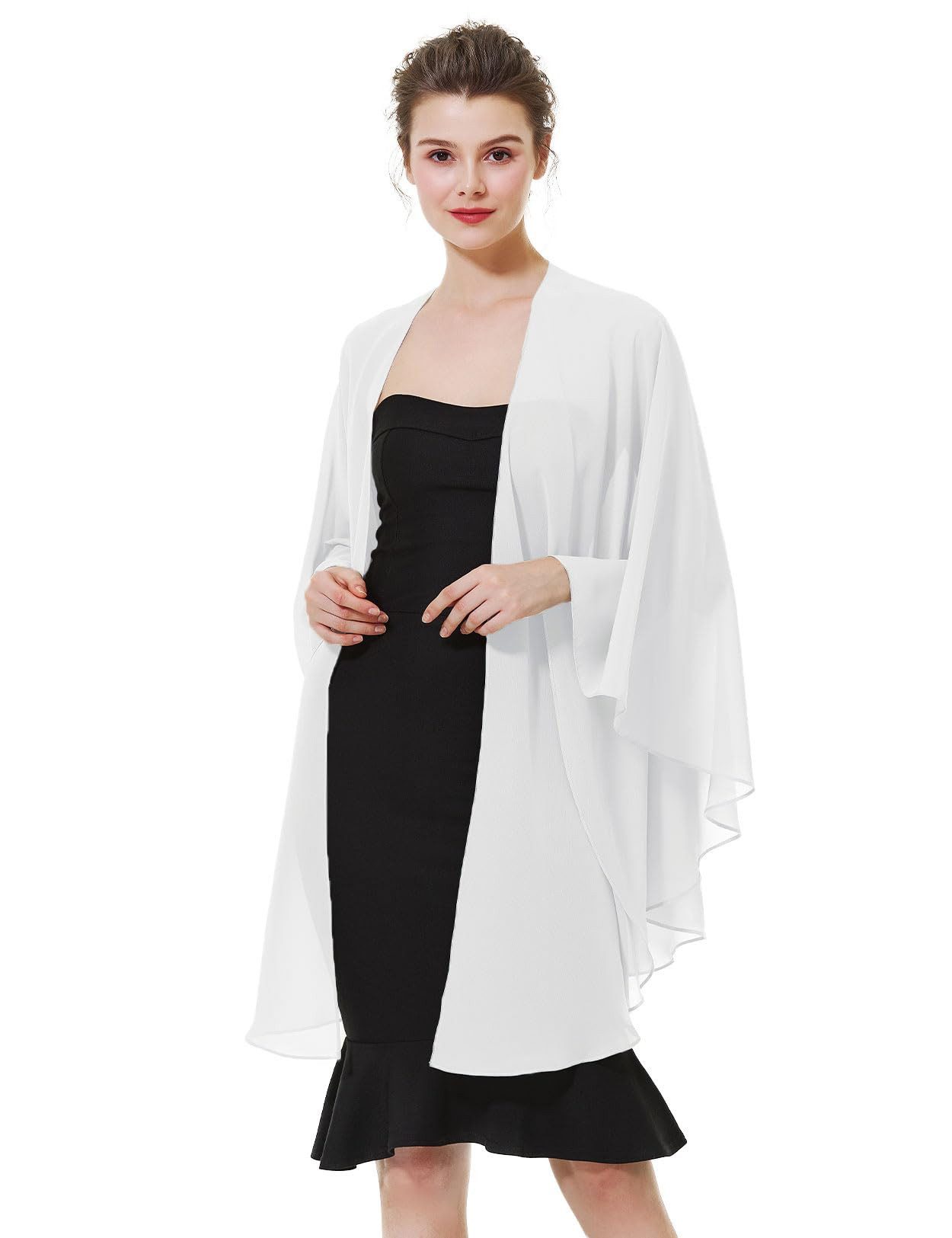 Coonoor Modeschal Chiffon Schal Damen - Seidenweich und Federleicht, Eleganter Halstuch Damen Schal - Premium, Pflegeleichtes