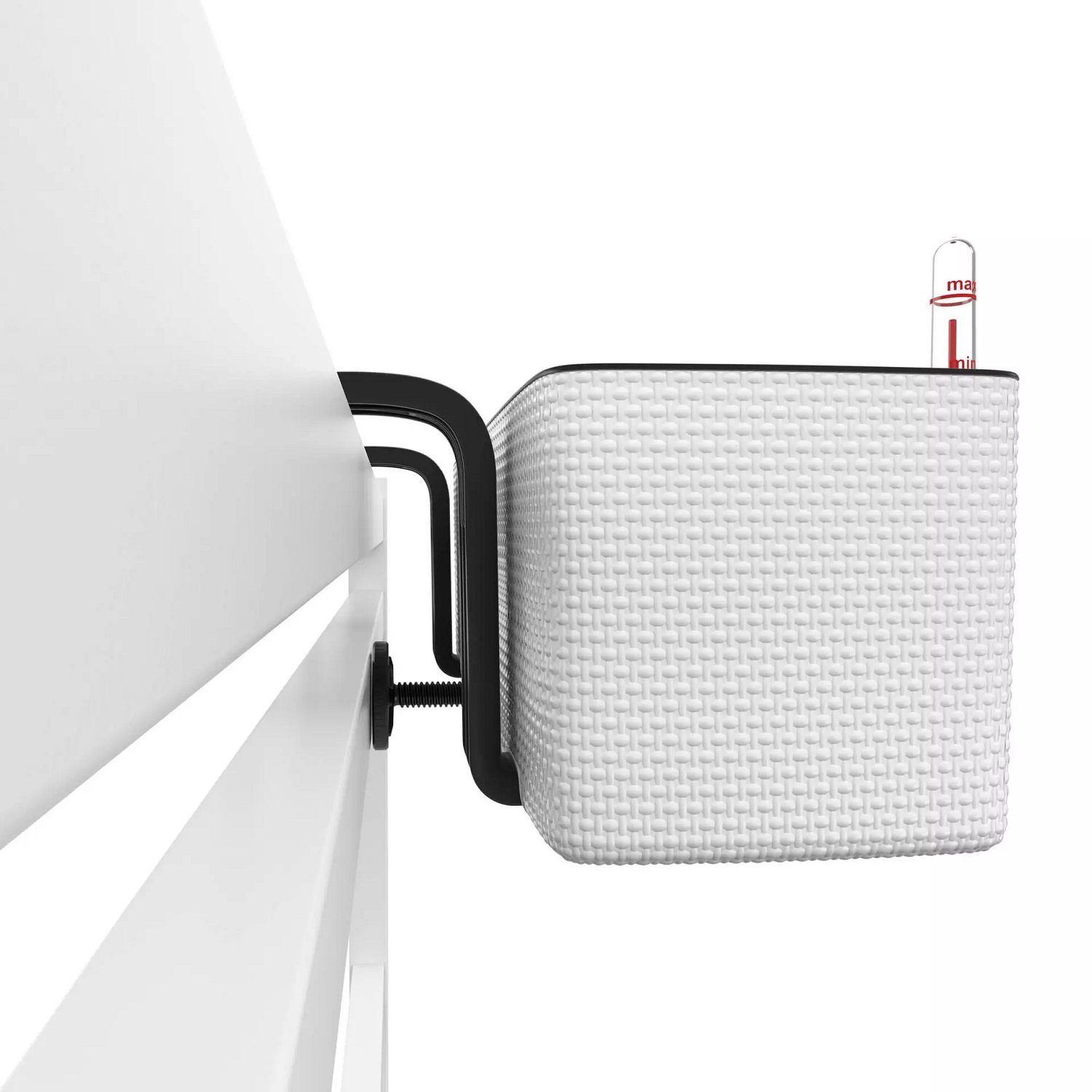 Lechuza® Kräutertopf Cube Color Triple mit Stick-System und Kräutersche (Komplettset)