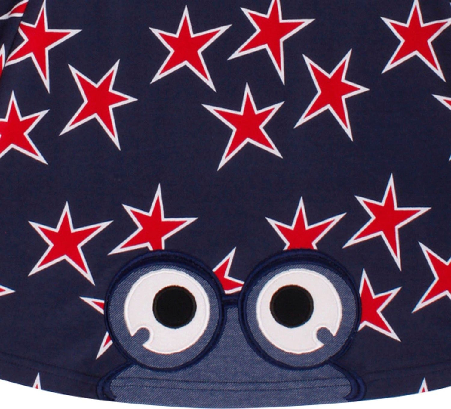 Fred's World by GREEN COTTON A-Linien-Kleid Fred's World Langarm-Kleidchen Sterne und Frosch