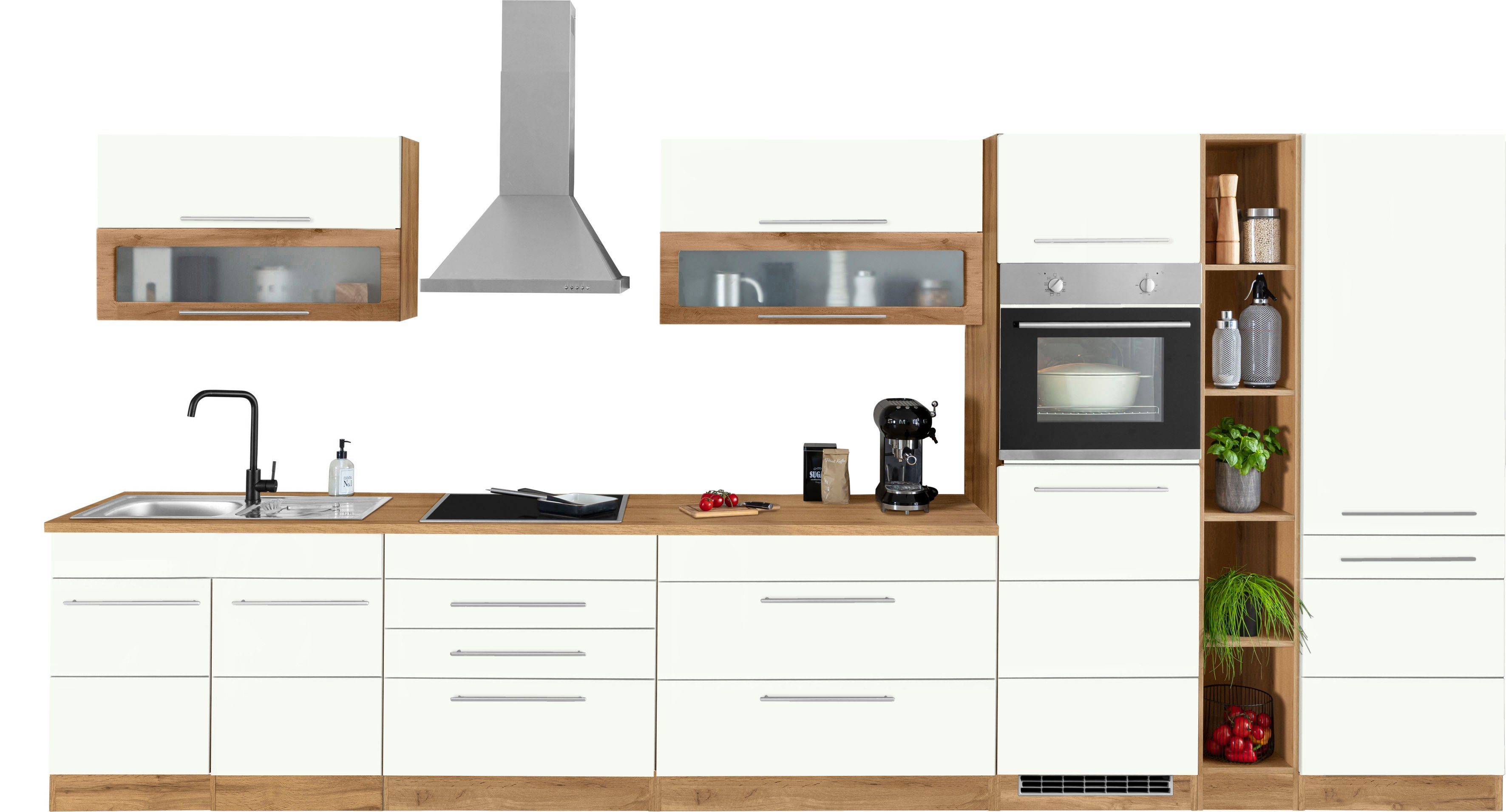 KOCHSTATION Küchenzeile KS-Wien, Breite 430 cm, günstig online kaufen