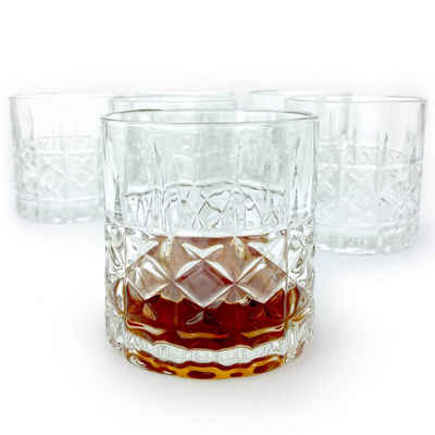 Gravidus Gläser-Set 6er Set Whiskygläser Gläser Tumbler, Glas