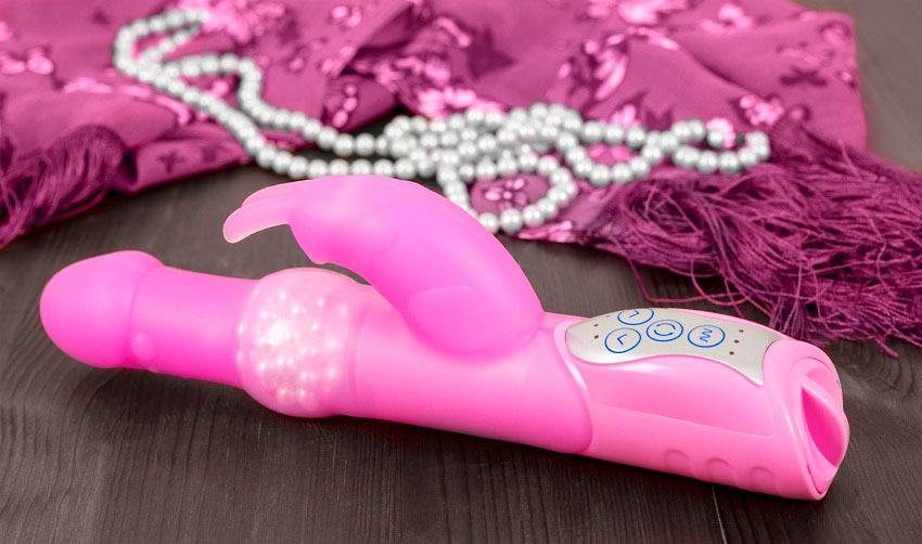 Smile Rabbit-Vibrator Klitoriszeizer mit Rabbit, Pearly