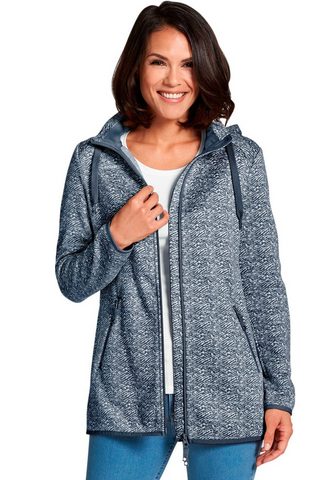 Флисовый пуловер с съемный капюшон