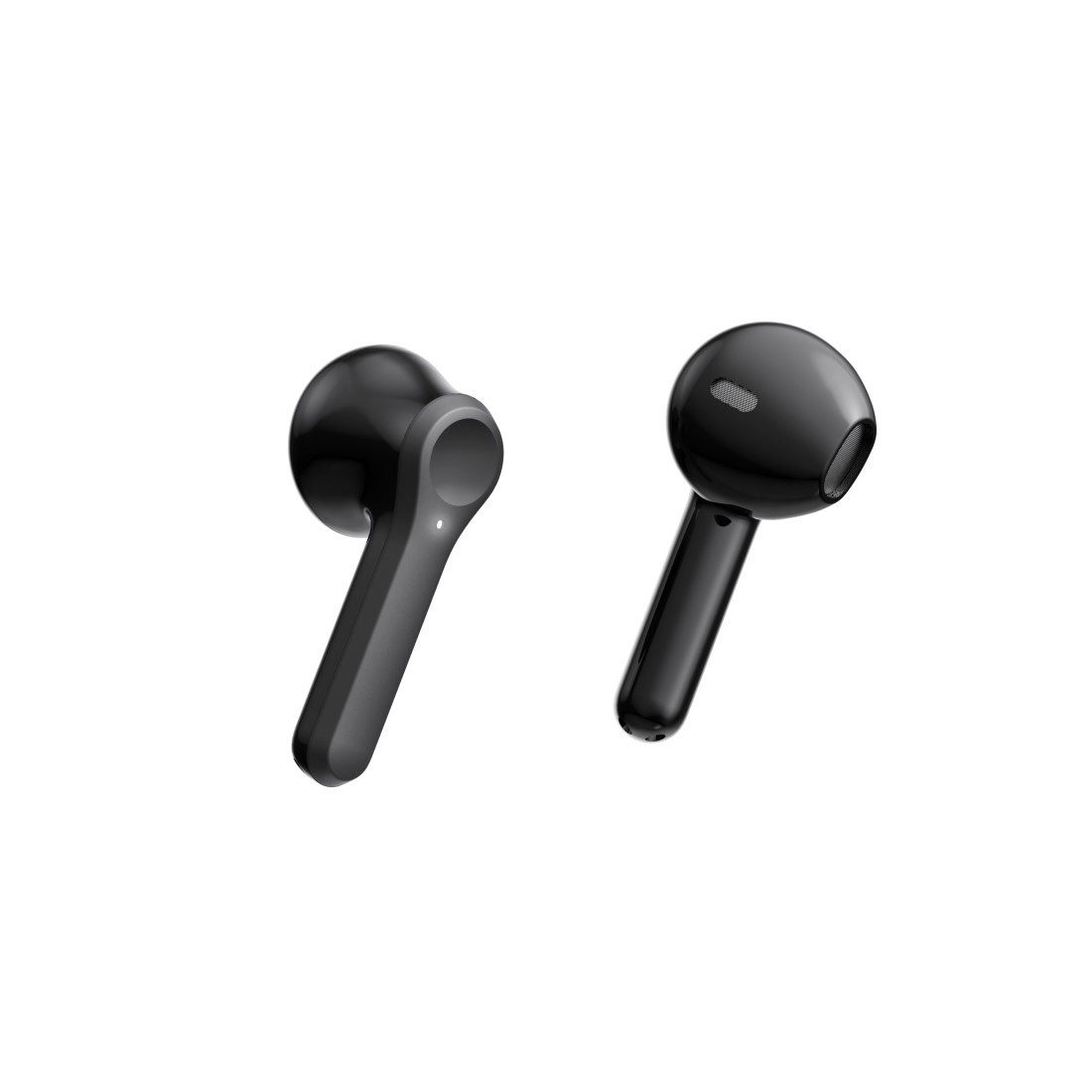 Hama True-Wireless Bluetooth-Kopfhörer Action One Earbuds mit Ladebox Bluetooth-Kopfhörer (Sprachsteuerung, True Wireless, integrierte Steuerung für Anrufe und Musik, Google Assistant, Siri, A2DP Bluetooth, HFP, HSP, AVRCP Bluetooth, Touch-Control, Ladebox, USB-C, Sprachassistent, Autopairing)