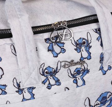 Sarcia.eu Reisetasche Stitch Disney Grau melange Reisetasche, geräumig 40x25x20 cm