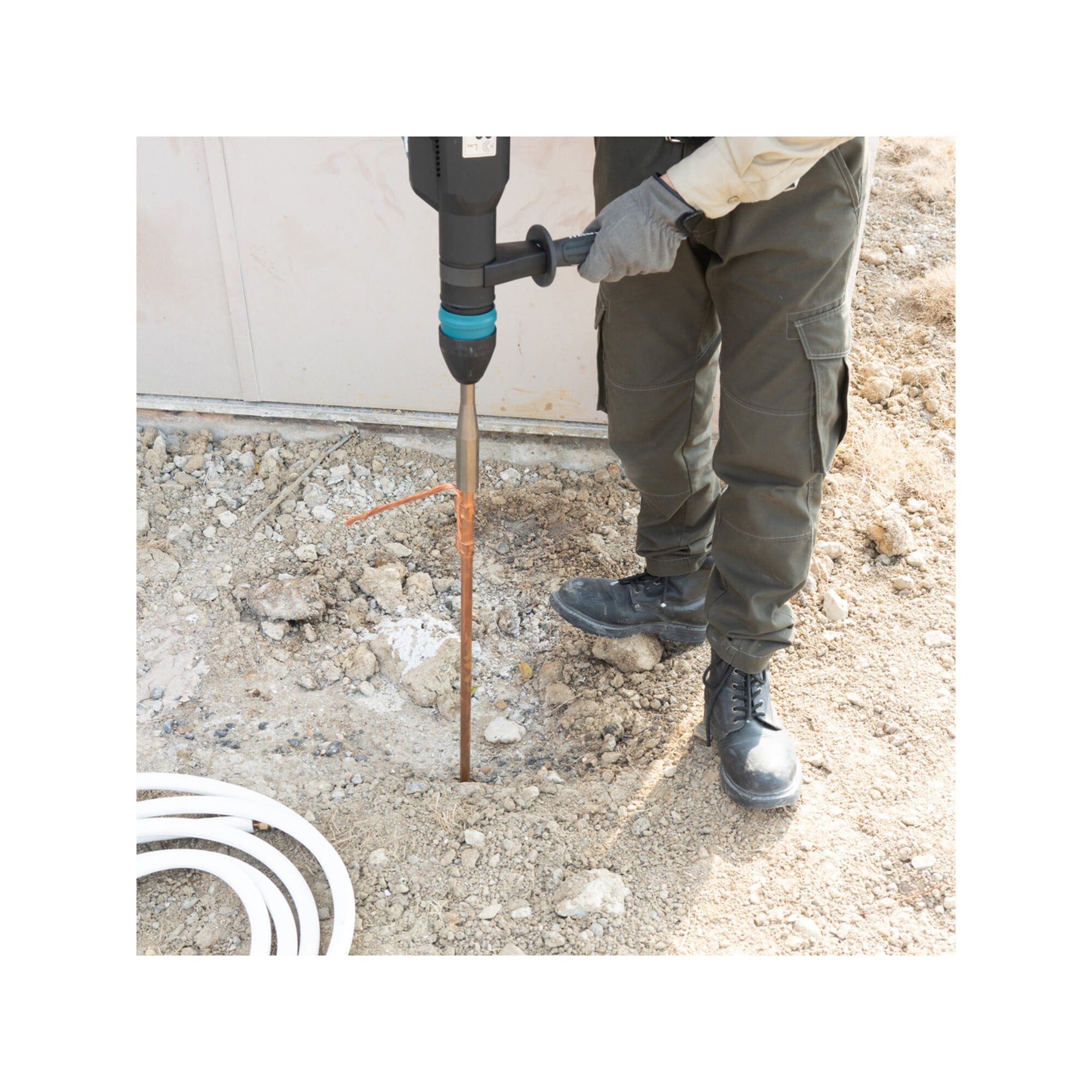 Makita Spatmeißel Makita Erdnageleintreiber SDS-MAX • Innen-Ø 22,2 mm