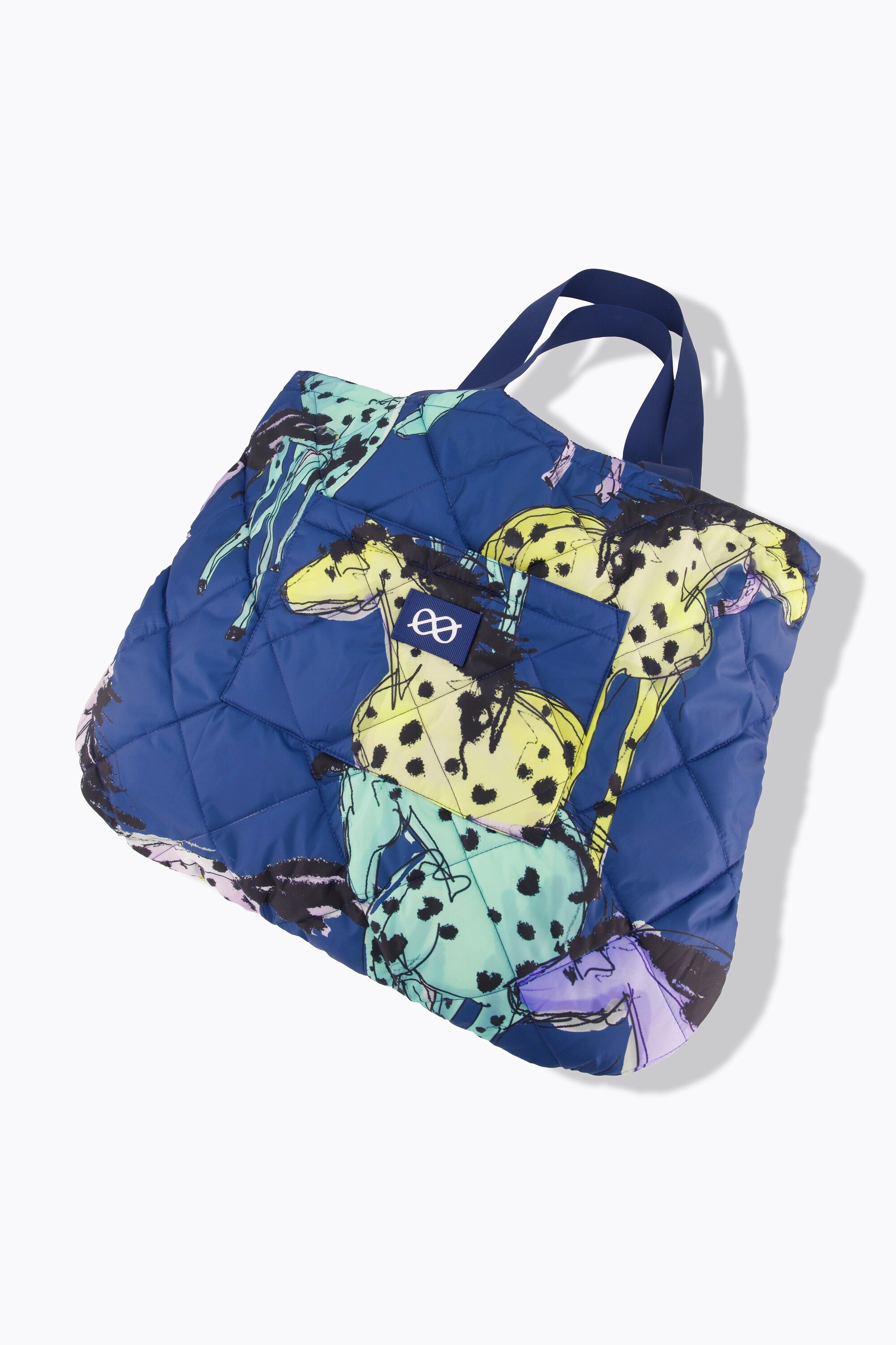Laurasøn Handtasche Shopper Pferdedruck
