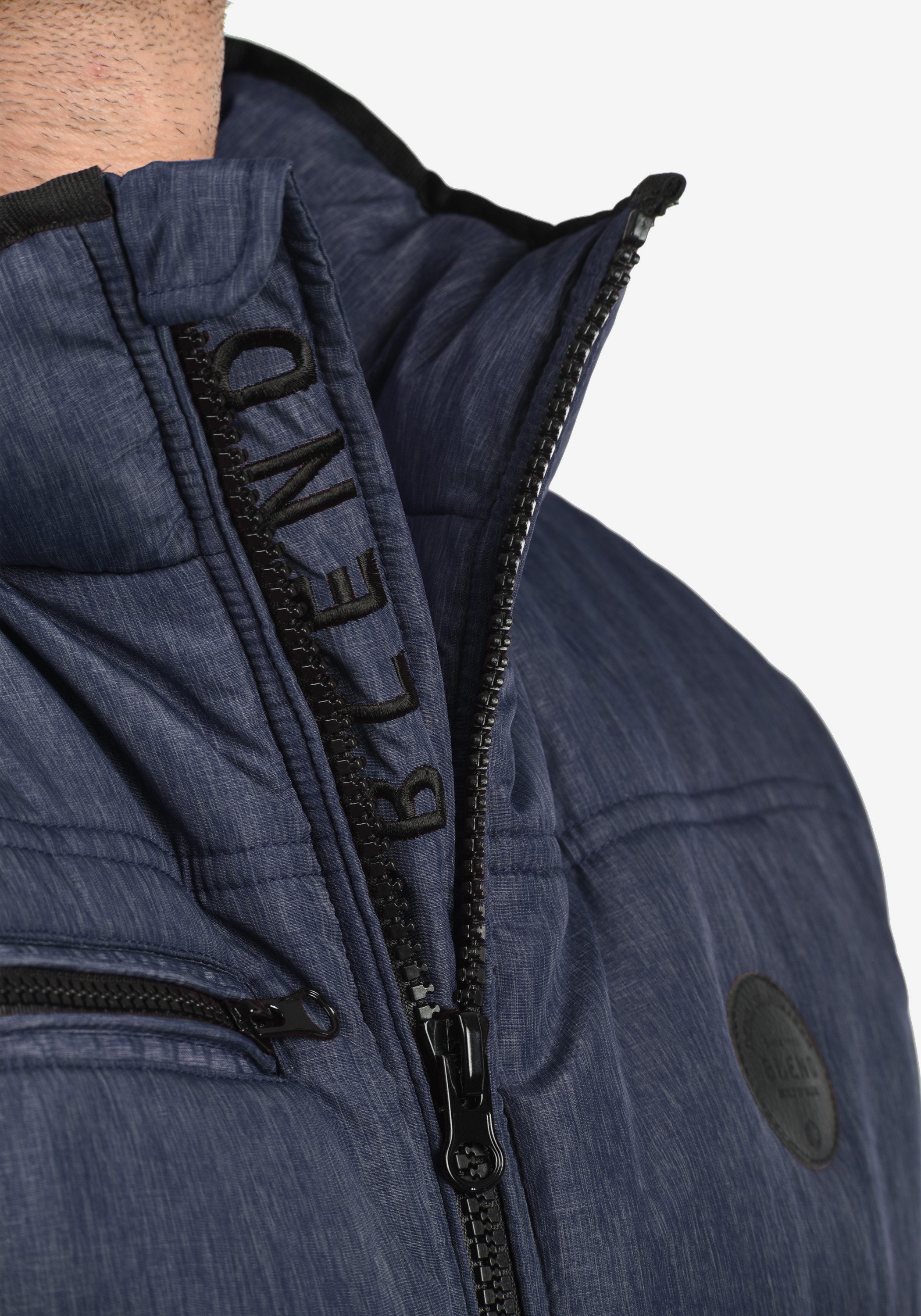 Blend Steppjacke BHBoris (1-St) Winterjacke mit abnehmbarer Kapuze und Teddyfutter