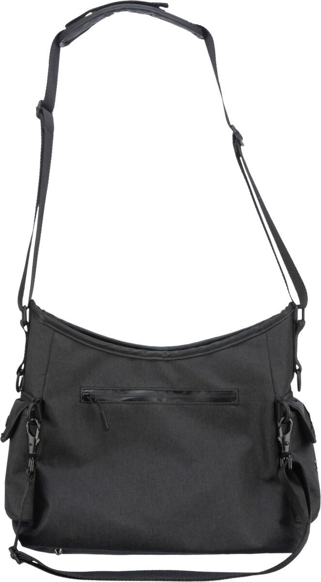 TRIXIE Leckerlibeutel Gassi- und Dummy-Tasche - anthrazit - 34 × 29 × 9 cm