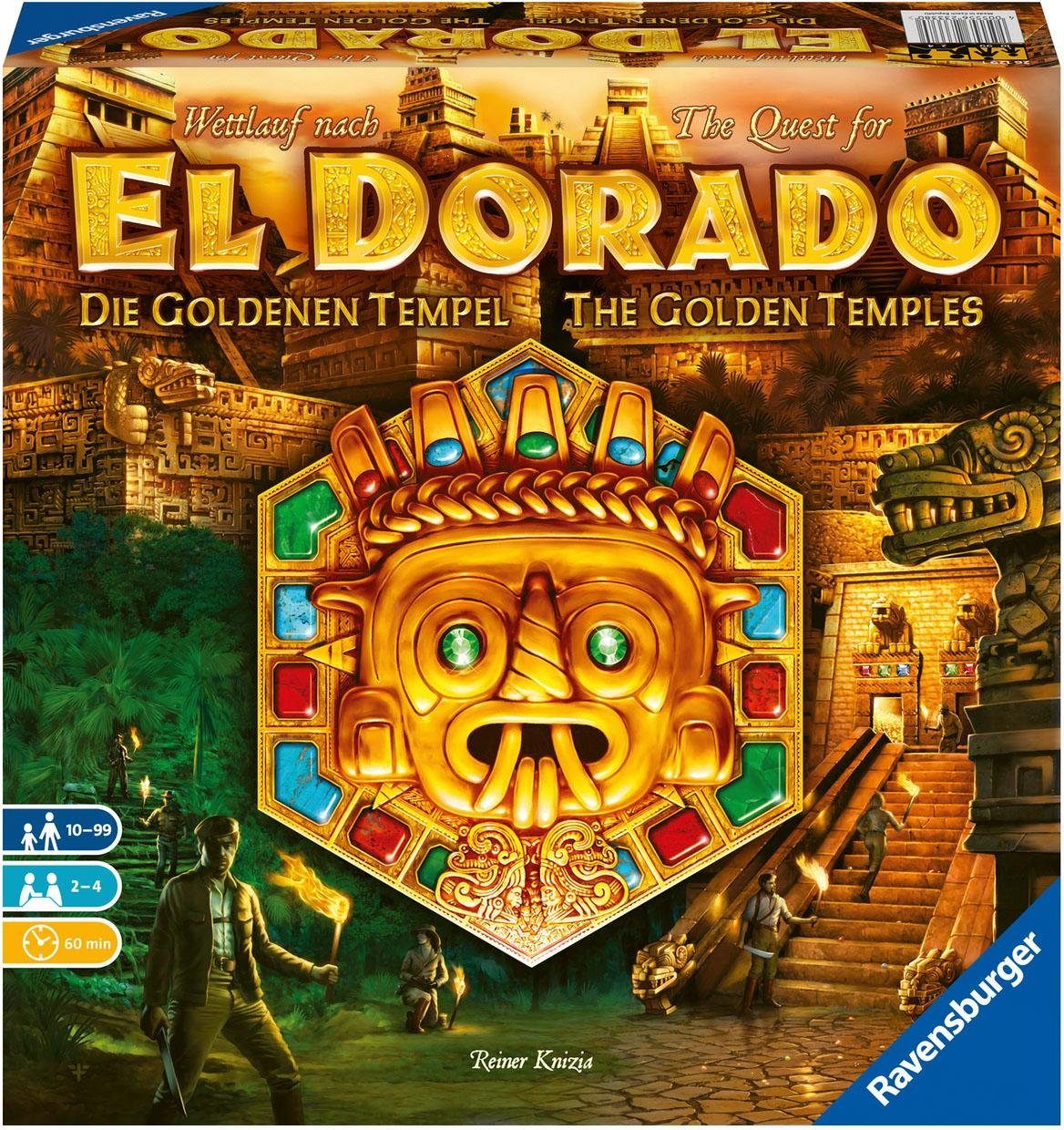 Image of RAVENSBURGER El Dorado: Die goldenen Tempel Gesellschaftsspiel, Mehrfarbig