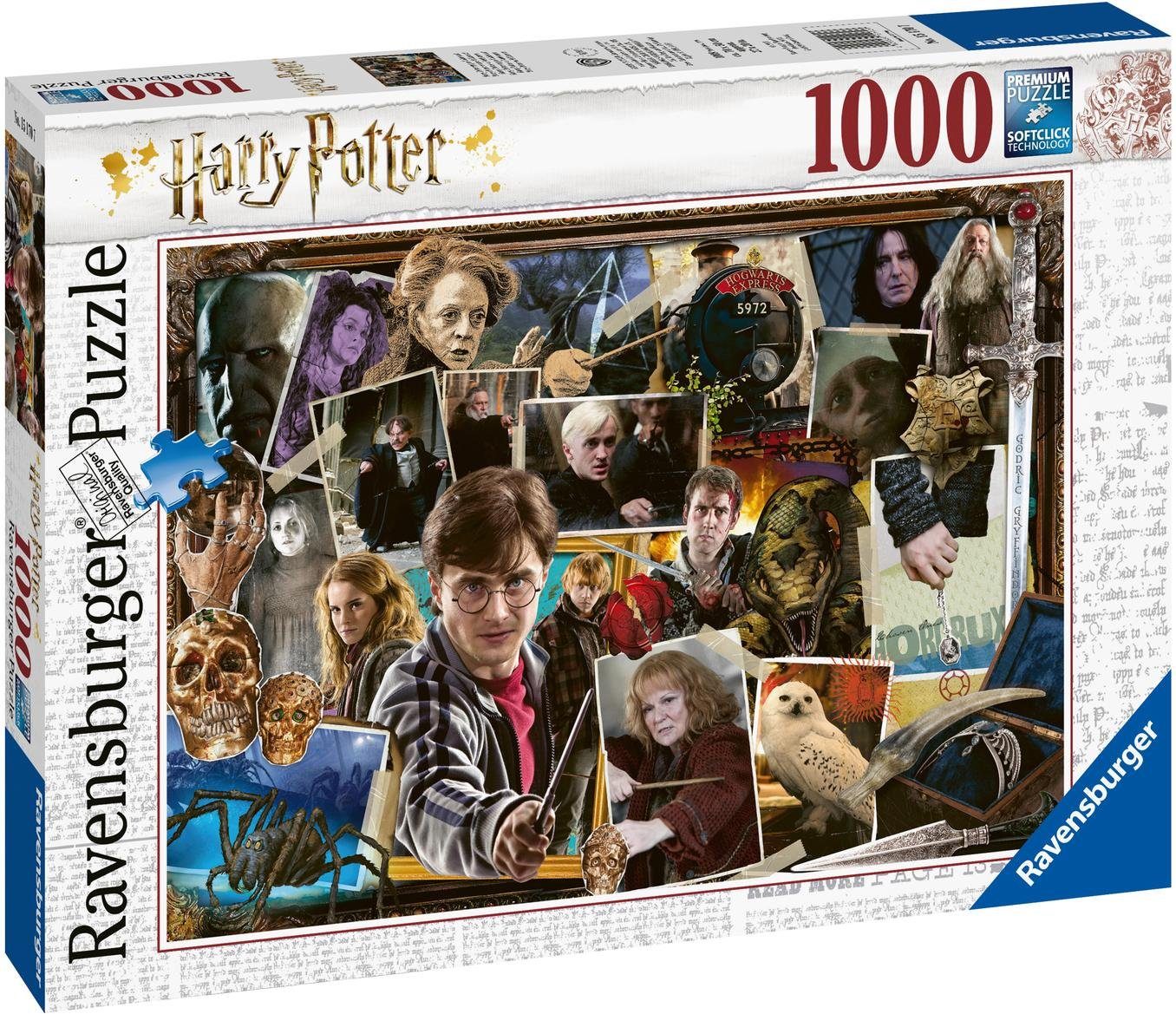 Image of Puzzle 1000 Teile, 70x50 cm, Harry Potter gegen Voldemort