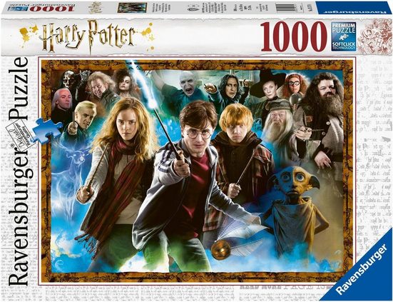 Ravensburger Puzzle »Der Zauberschüler Harry Potter«, 1000 Puzzleteile, Made in Germany, FSC® - schützt Wald - weltweit