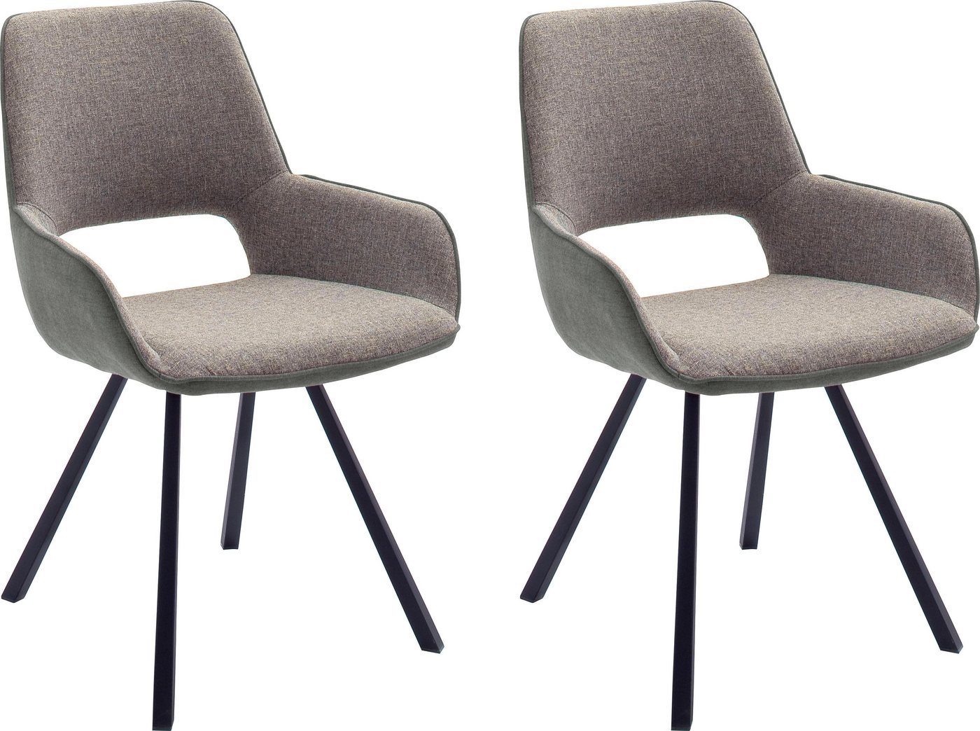 MCA furniture 4-Fußstuhl »Parana« (Set, 2 Stück), Stuhl belastbar bis 120 Kg-HomeTrends