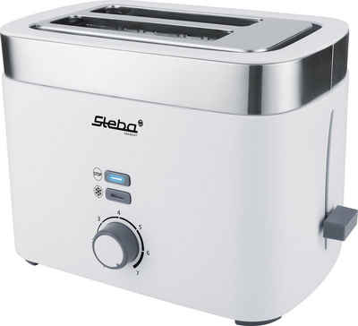 Steba Toaster TO 10 Bianco, 2 kurze Schlitze, 930 W