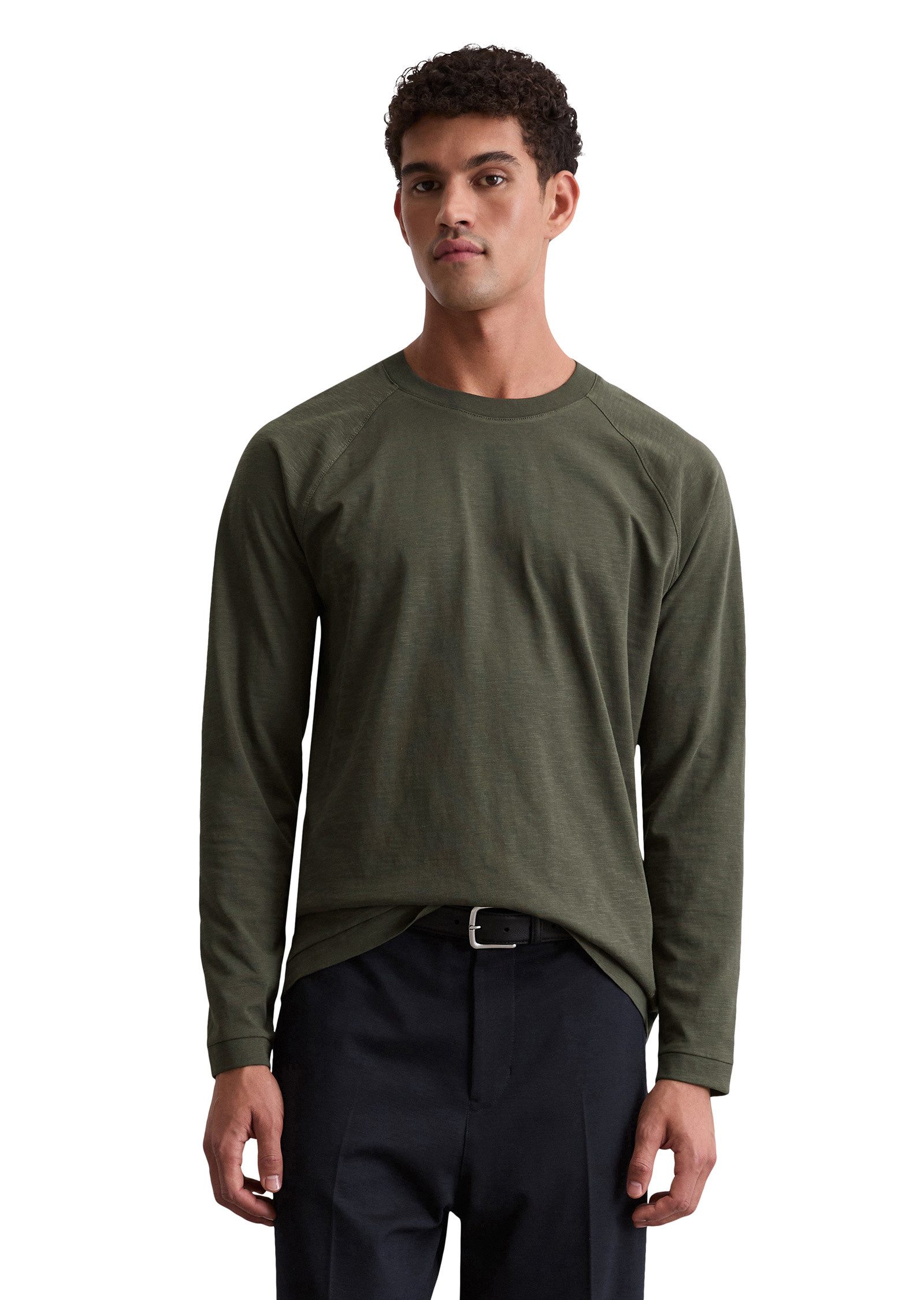 Marc O'Polo Langarmshirt aus reiner Bio-Baumwolle günstig online kaufen
