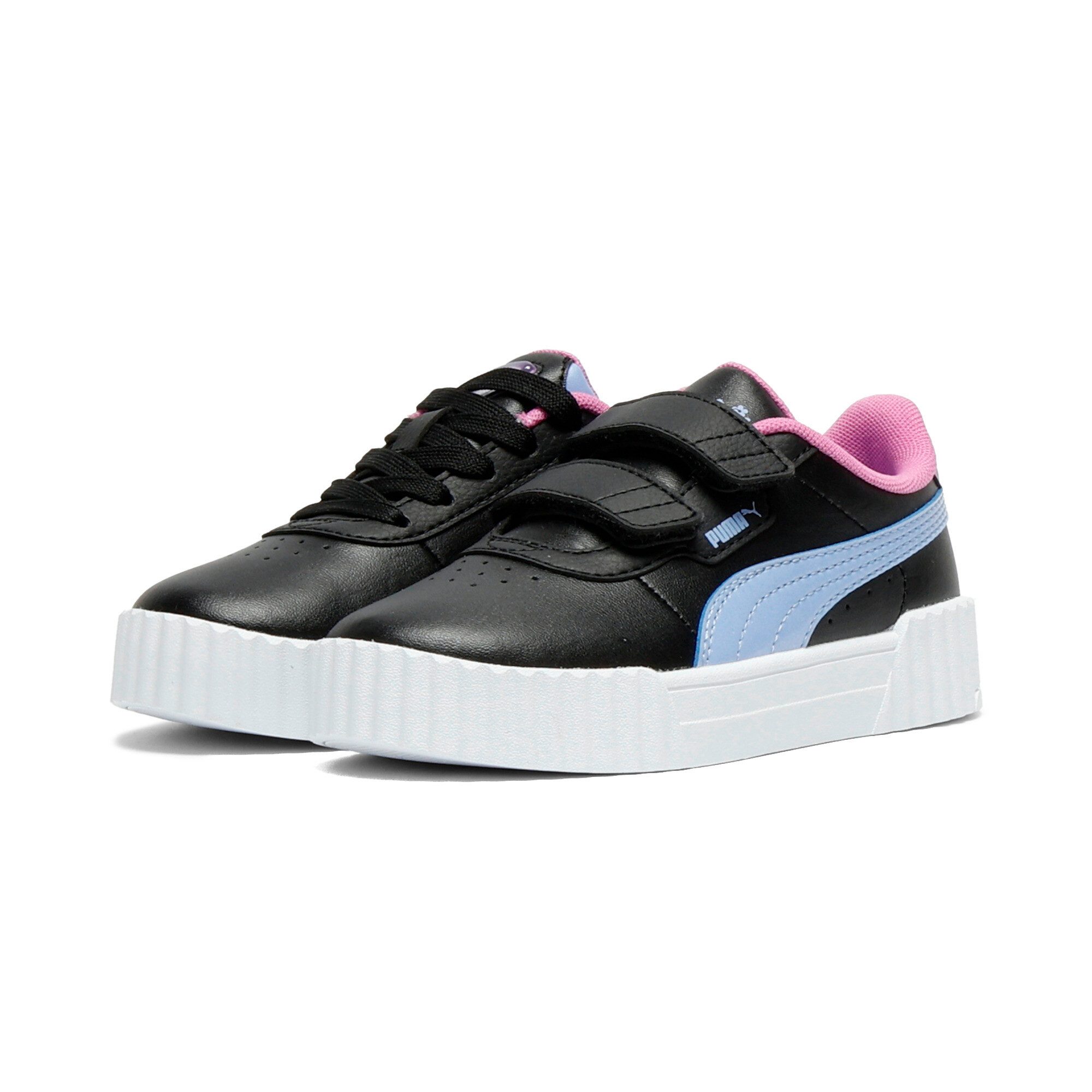 PUMA CARINA 3.0 JELLY HEAVEN V PS Sneaker für Kinder, mit Klettverschluss, mit profilierter Gummilaufsohle