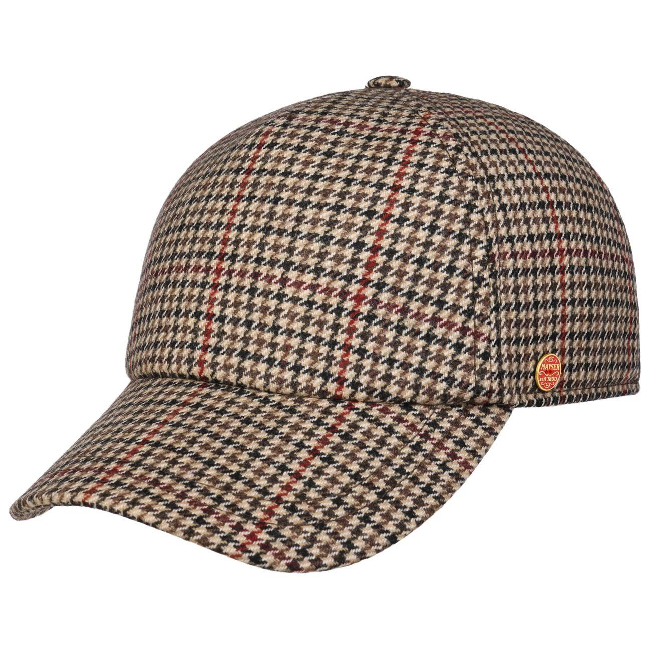 Mayser Baseball Cap (1-St) Basecap Metallschnalle, Made in the EU