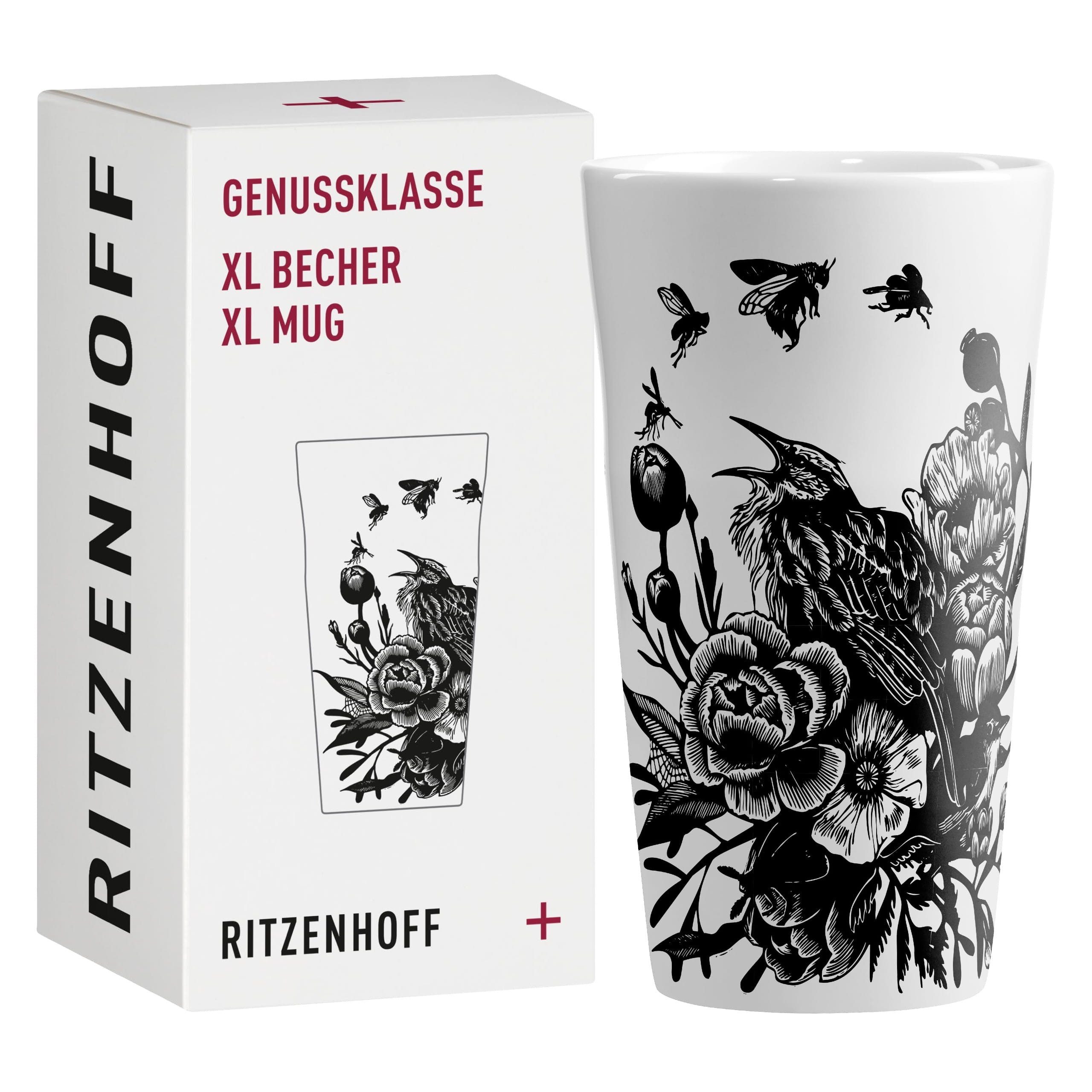 Ritzenhoff Tasse Genussklasse, Porzellan