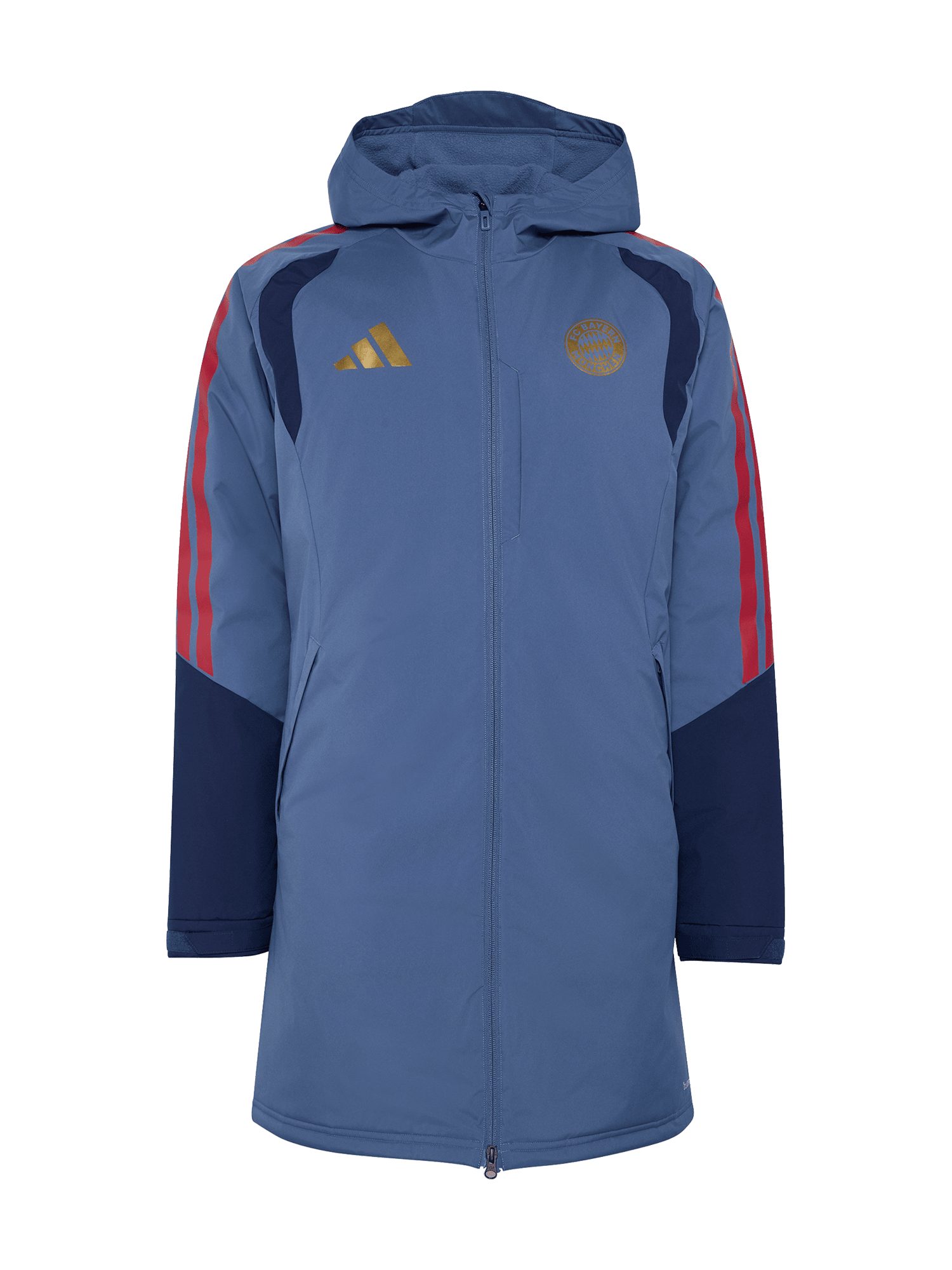 Outdoorjacke FC Bayern München, Authentic Winterjacke Teamline, Herren, Blau