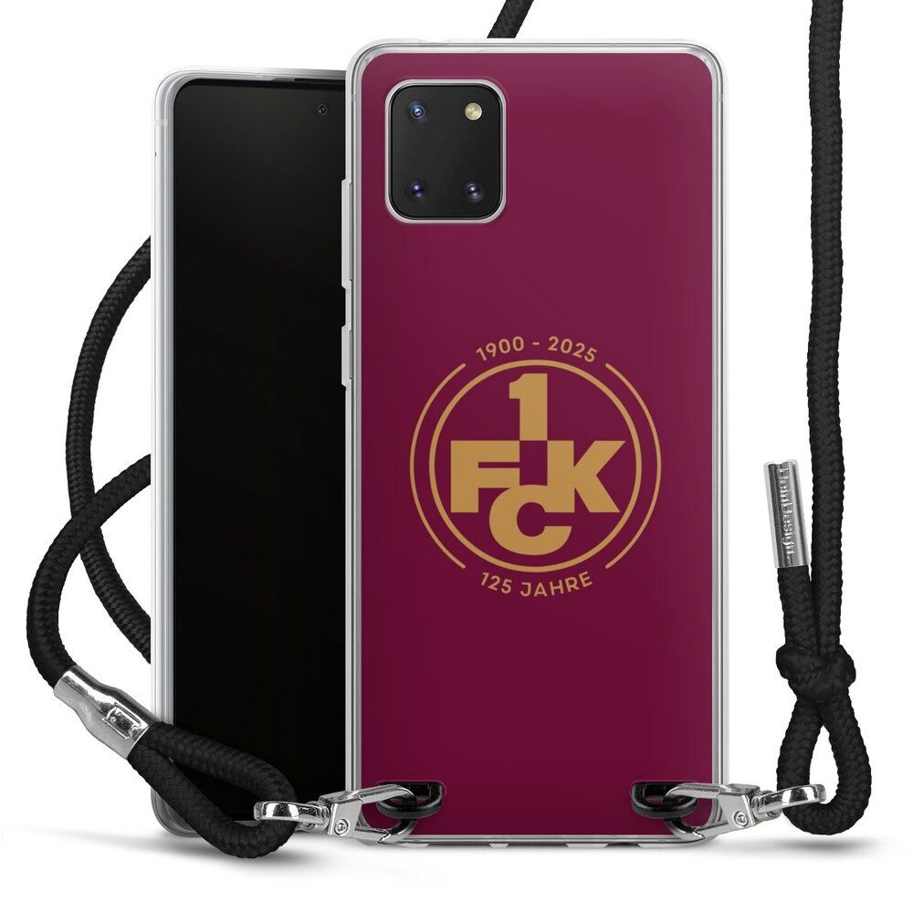 DeinDesign Handyhülle 1. FC Kaiserslautern 1. FCK 125 Jahre 1. FCK 125. Jubiläum, Samsung Galaxy Note 10 lite Handykette Hülle mit Band Cover mit Kette