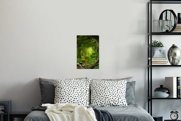 MuchoWow Wandsticker Dschungel - Grün - Natur - Tropisch - Pflanzen (1 St), Wandaufkleber, Wandtattoo, Selbstklebend, Wohnzimmer, Schlafzimmer