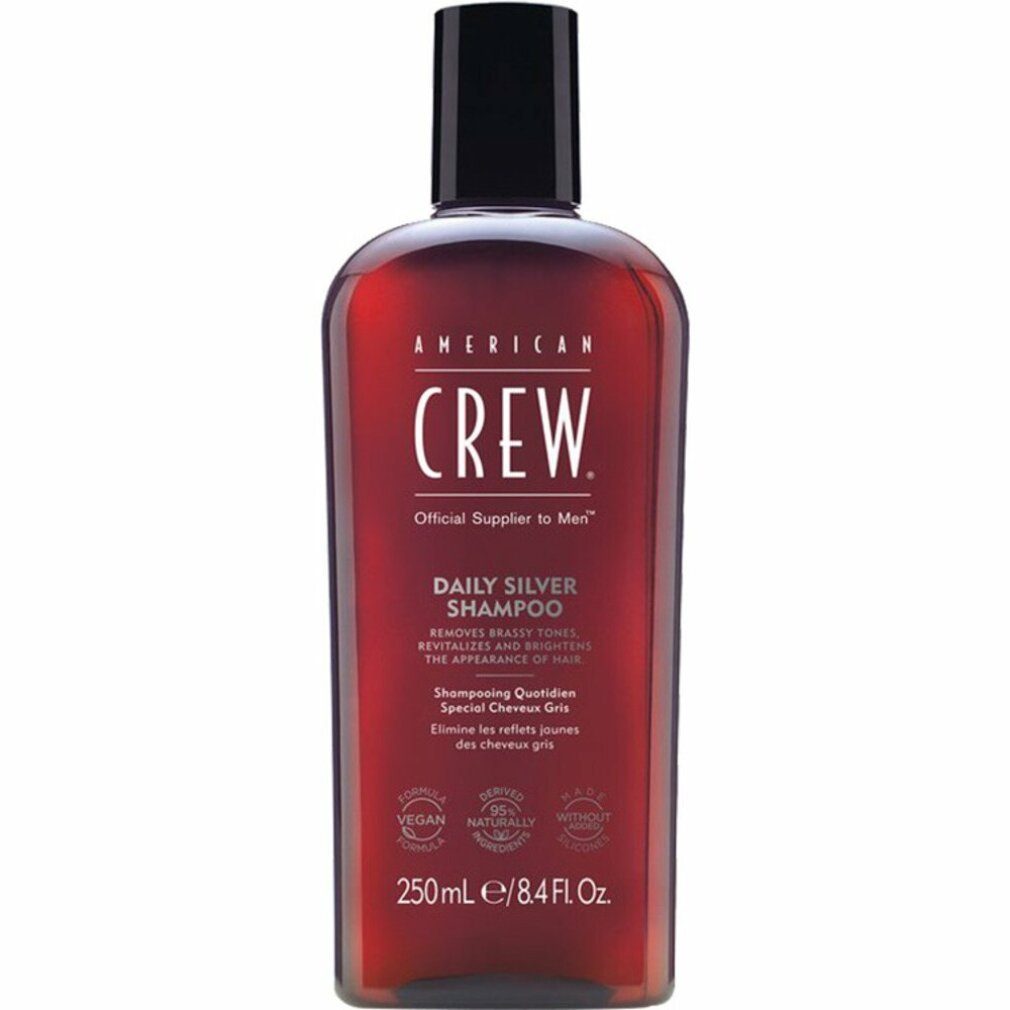 American Crew Haarshampoo Daily Silver Parabenfreies Haarshampoo für Farbschutz