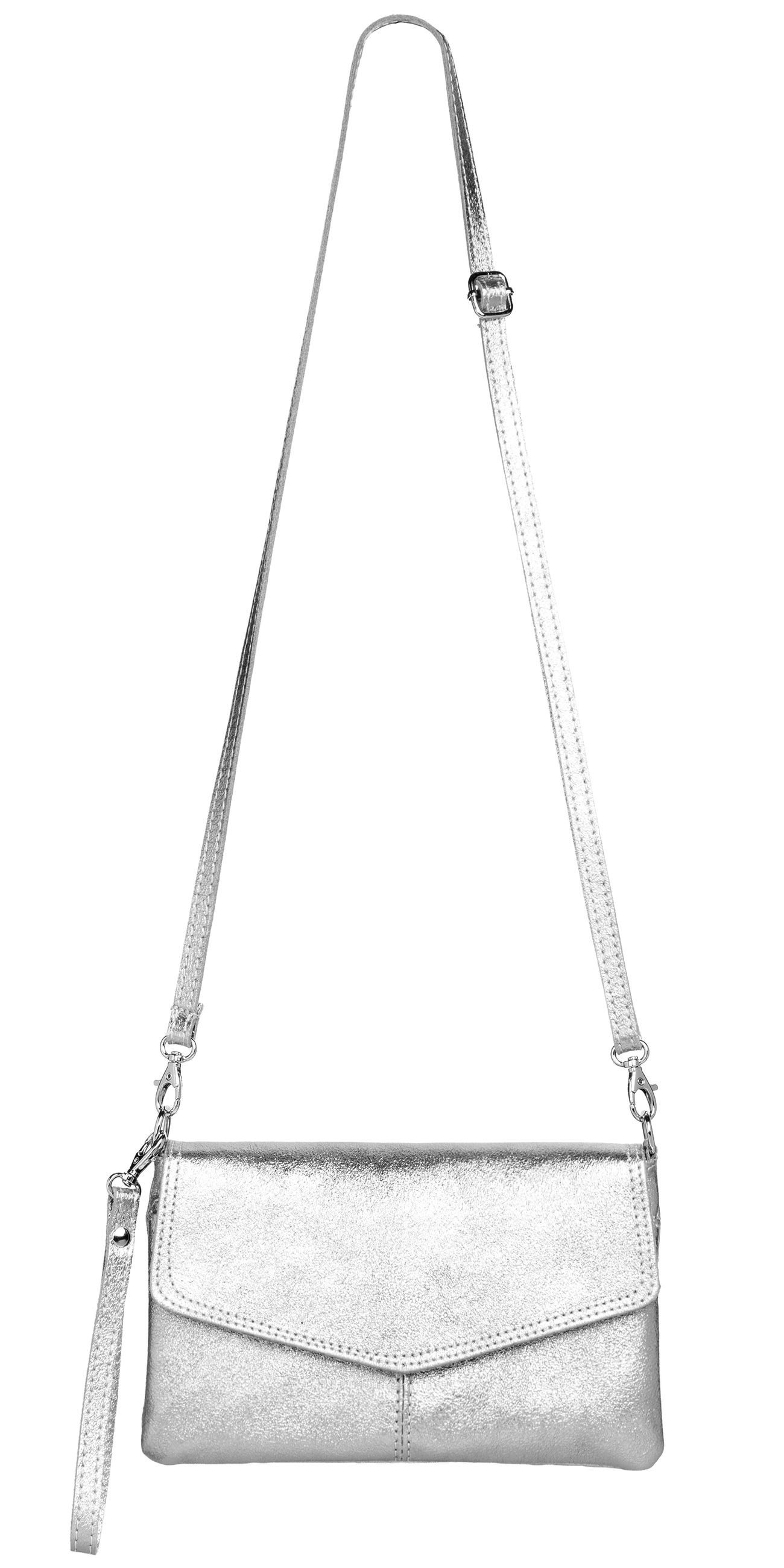 Caspar Clutch Abendtasche Leder Damen Umhängetasche günstig online kaufen