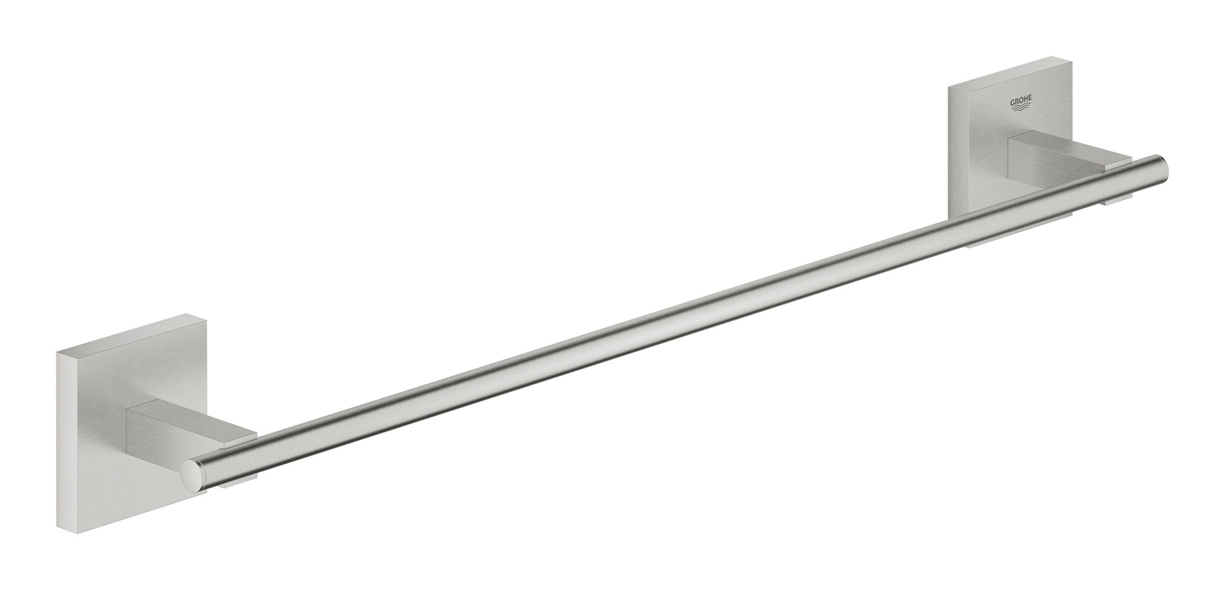 Grohe Handtuchhalter Start Cube, Badetuchhalter 450 mm - Supersteel