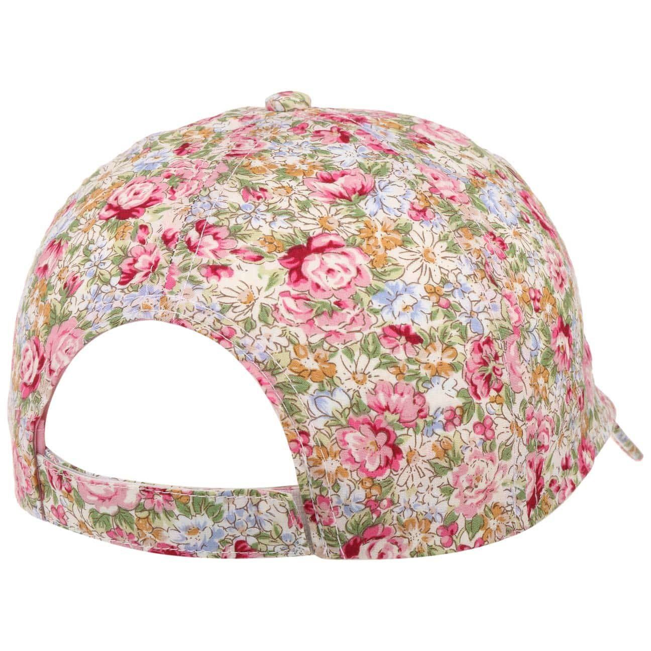 (1-St) Schirm Lipodo Basecap Cap mit rosa Baseball