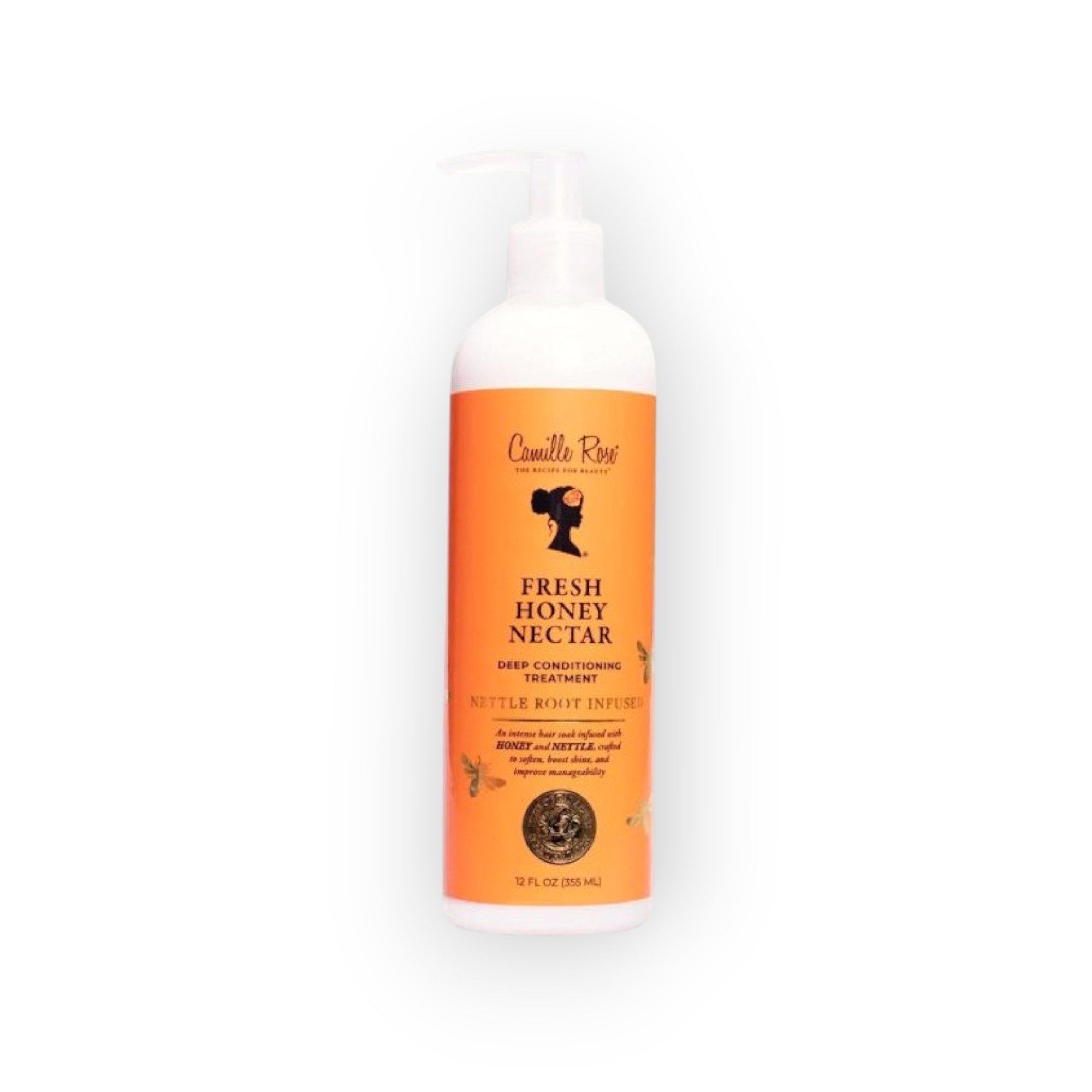 Camille Rose Haarpflege-Set Honey Nectar Haarkur 355ml, Intensive Tiefenpflege für das Haar, Mit echtem Honig